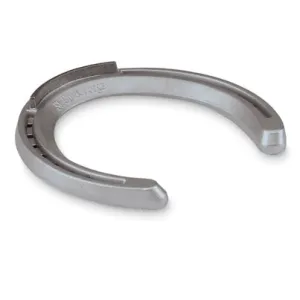 St. Croix 2 Degree Hind Aluminum Horseshoes - Toe Clipped