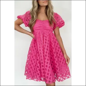 Strawberry Pink Checkered Dress: so Cute, It's Bananas 🍌