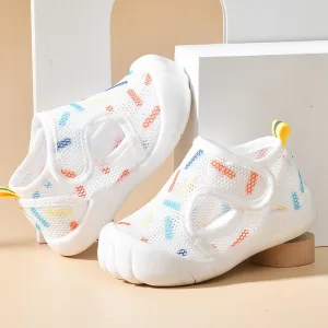 Summer Breathable Air Mesh Kids Sandals with Anti-slip Soft Sole - Blue, White, Pink, Grey