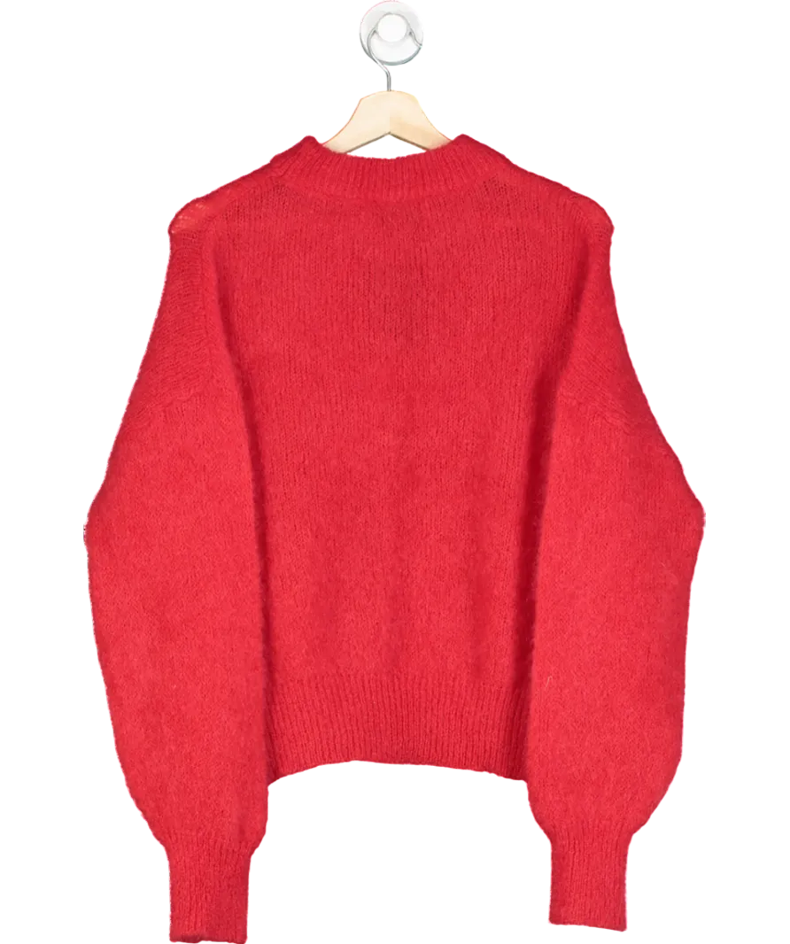 suprise Red Surprise Paris Jane Mohair Jumper UK 12
