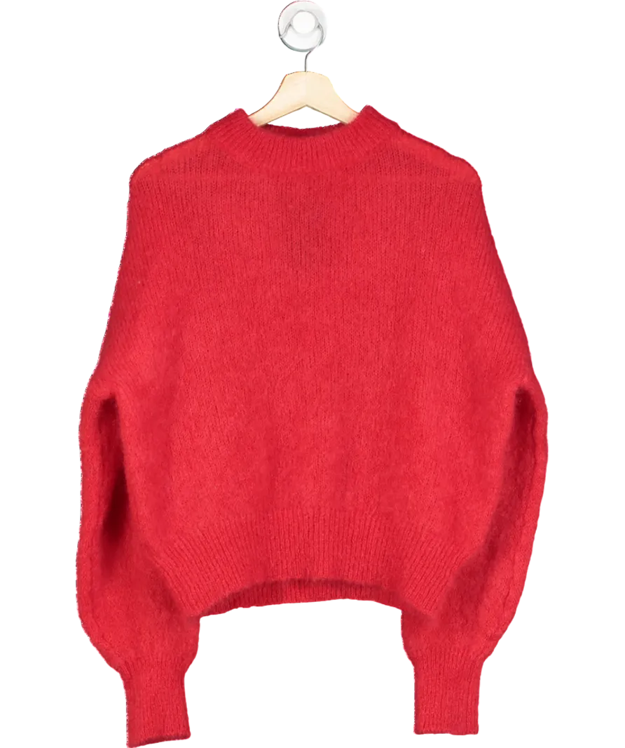 suprise Red Surprise Paris Jane Mohair Jumper UK 12