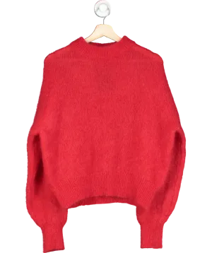 suprise Red Surprise Paris Jane Mohair Jumper UK 12