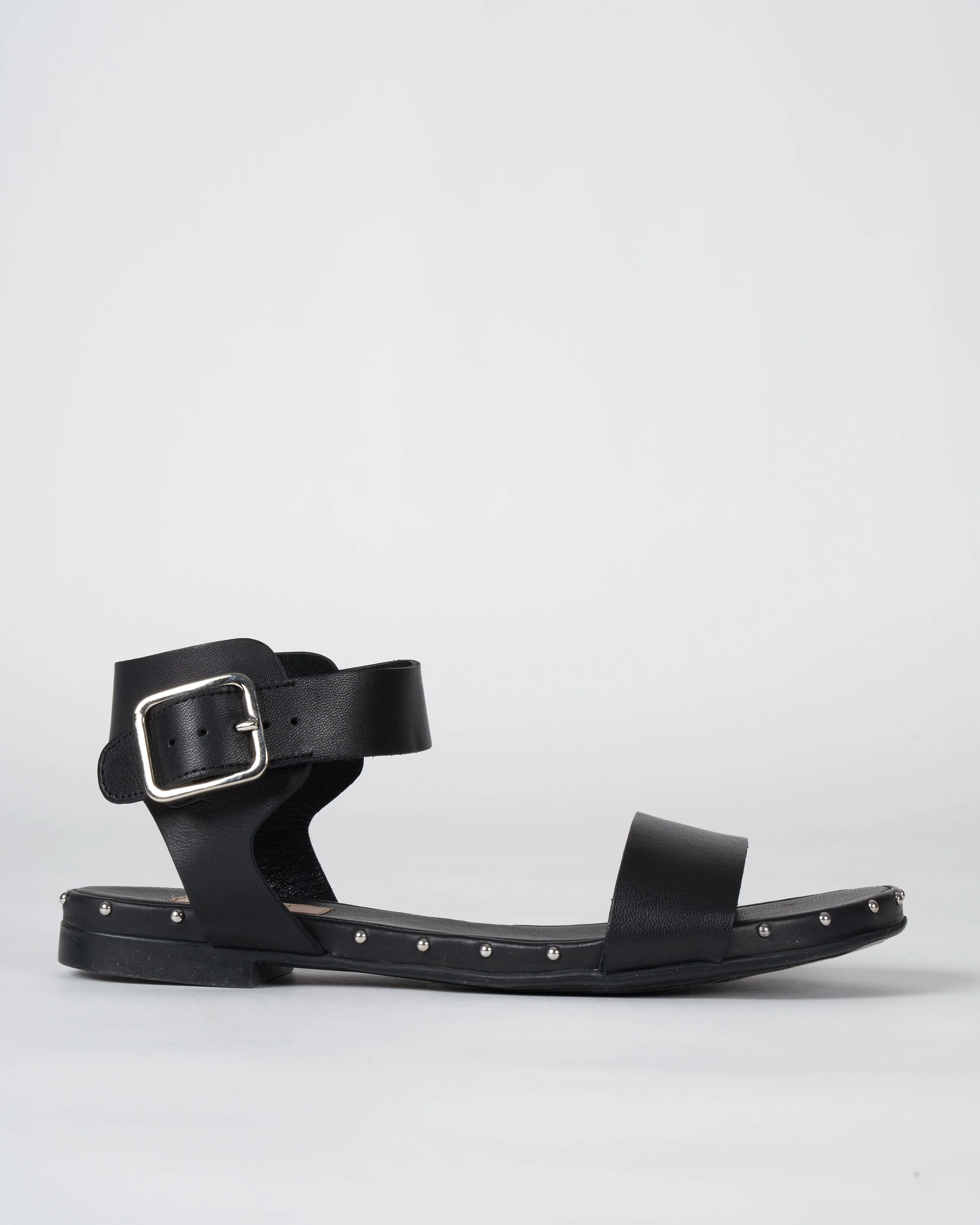 sveva sandal - nero silver