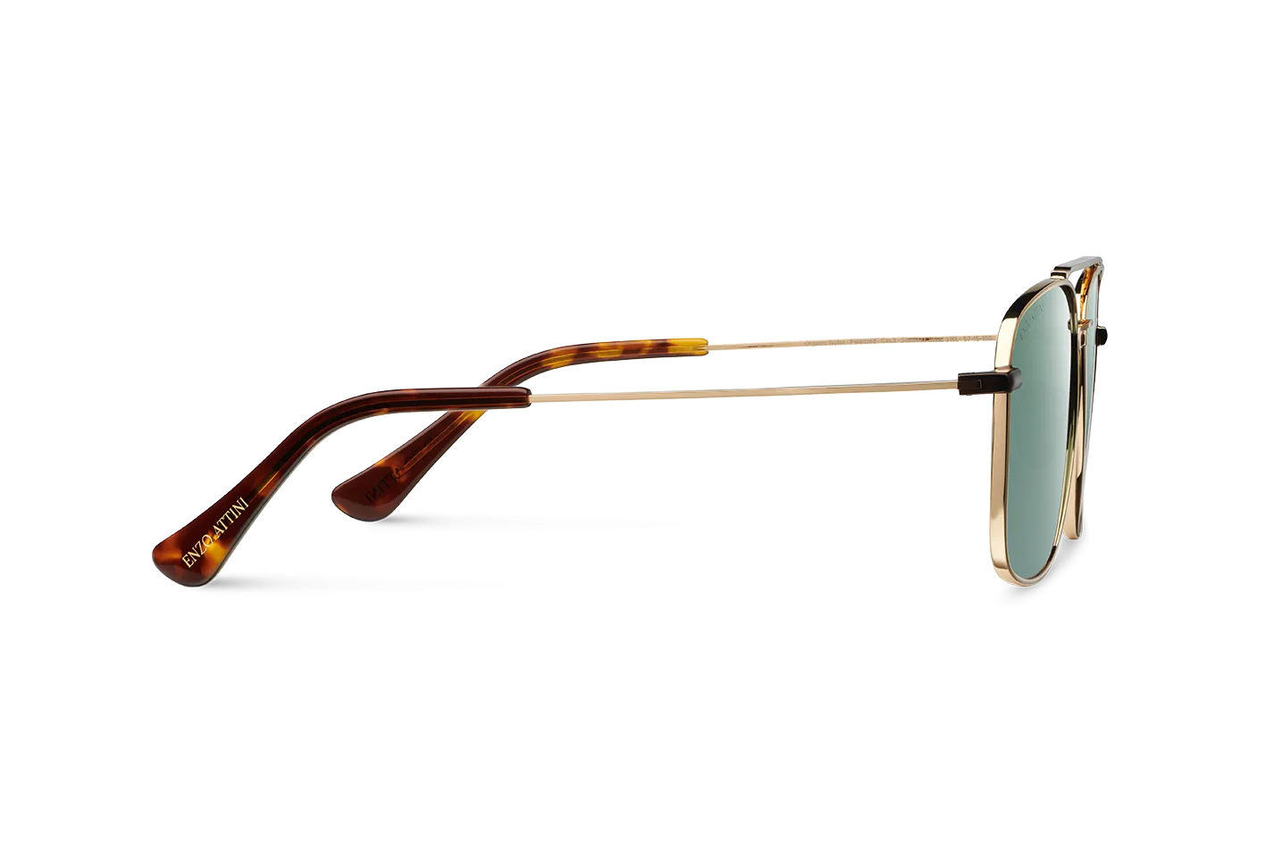 Taj Mahal / Tortoise & Gold Color   Dark Green Lens.