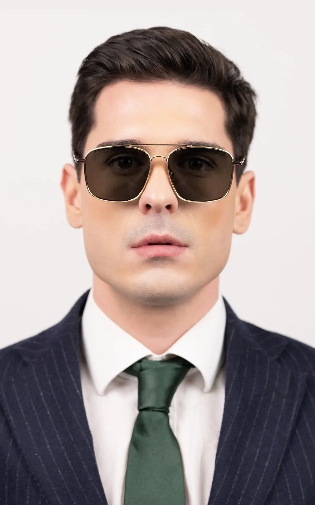 Taj Mahal / Tortoise & Gold Color   Dark Green Lens