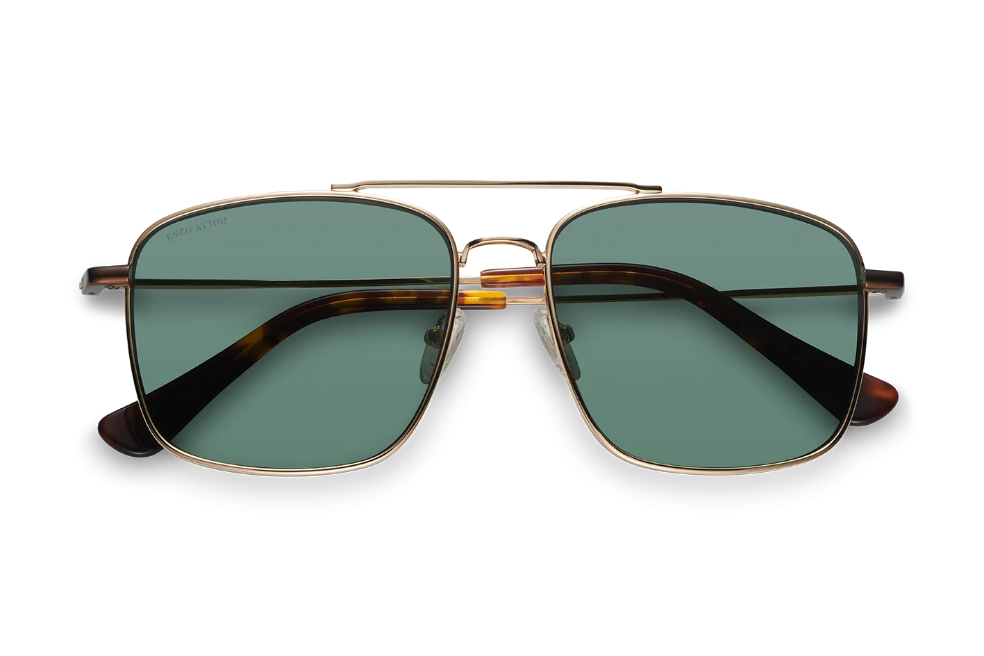 Taj Mahal / Tortoise & Gold Color   Dark Green Lens