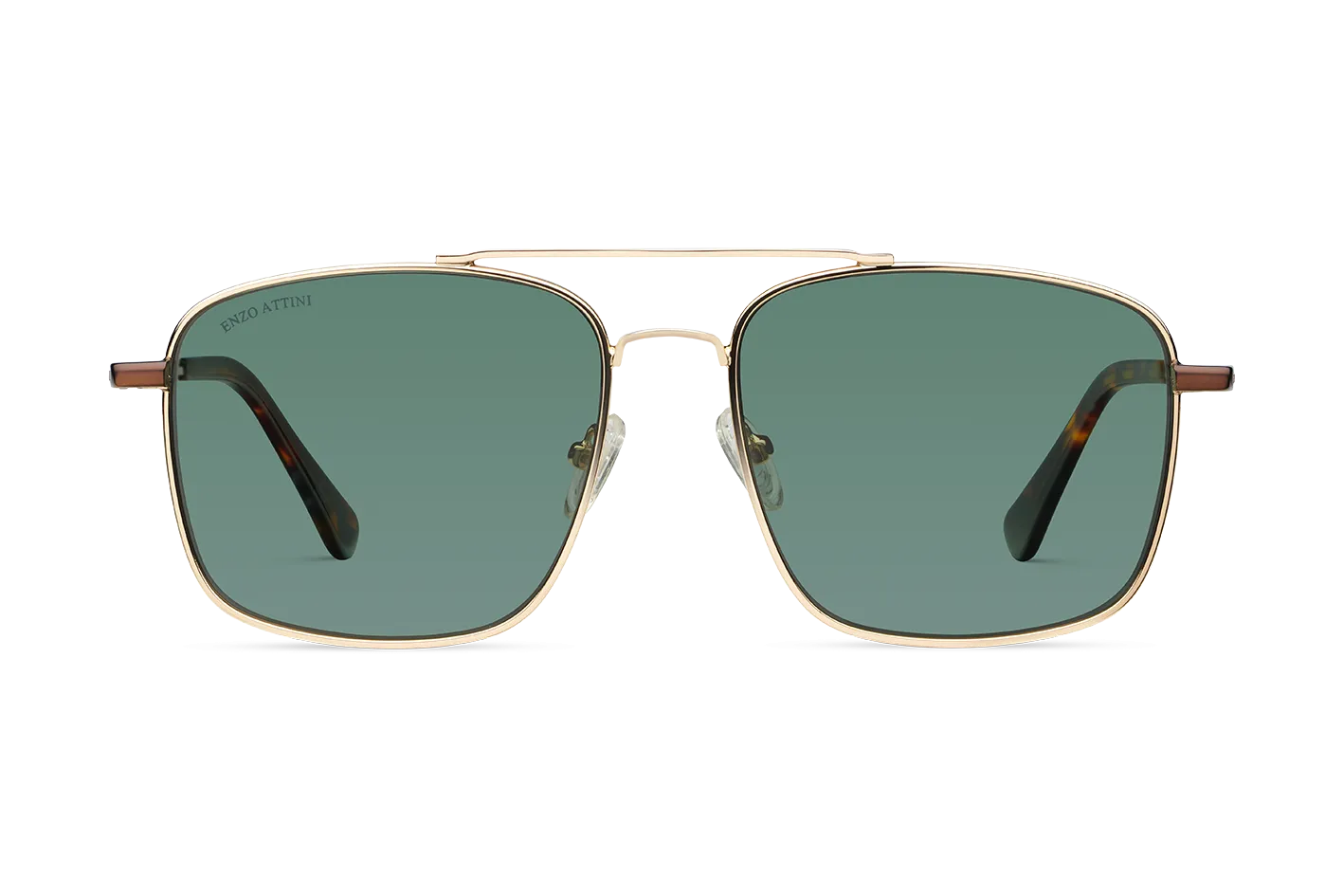 Taj Mahal / Tortoise & Gold Color   Dark Green Lens