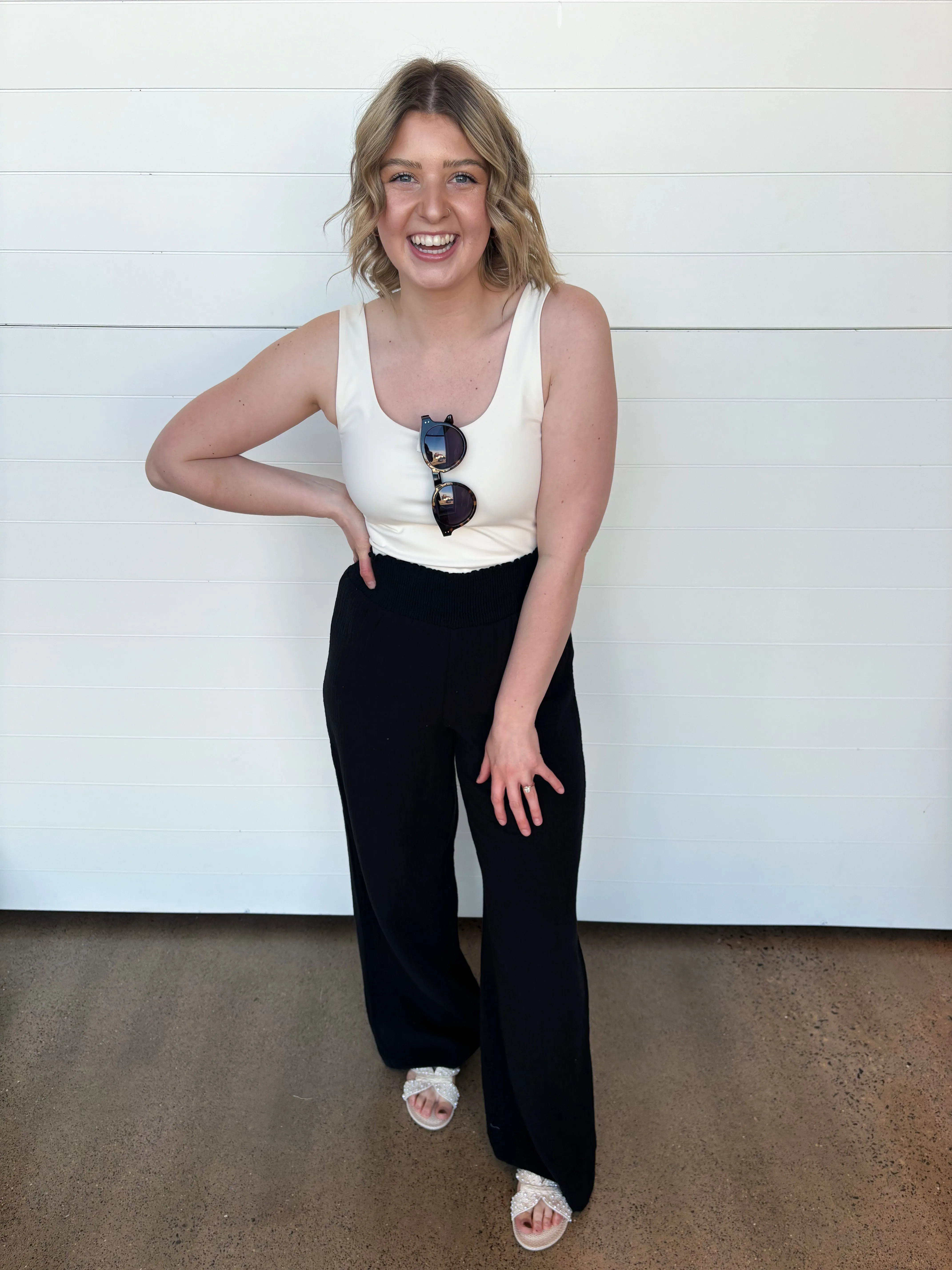 The Cassidy Gauze Full Length Pant