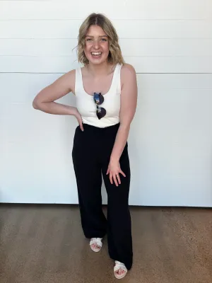 The Cassidy Gauze Full Length Pant