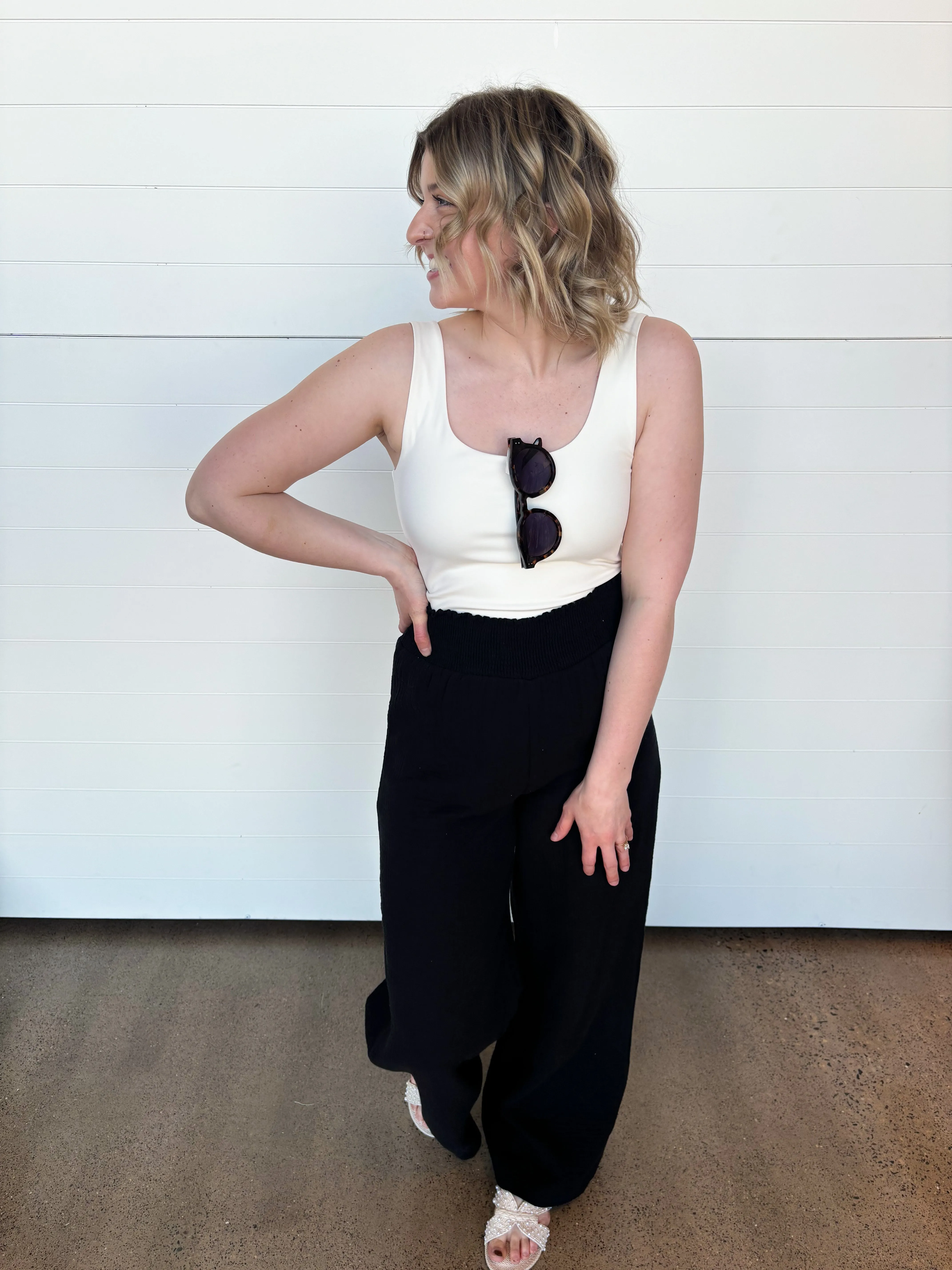 The Cassidy Gauze Full Length Pant