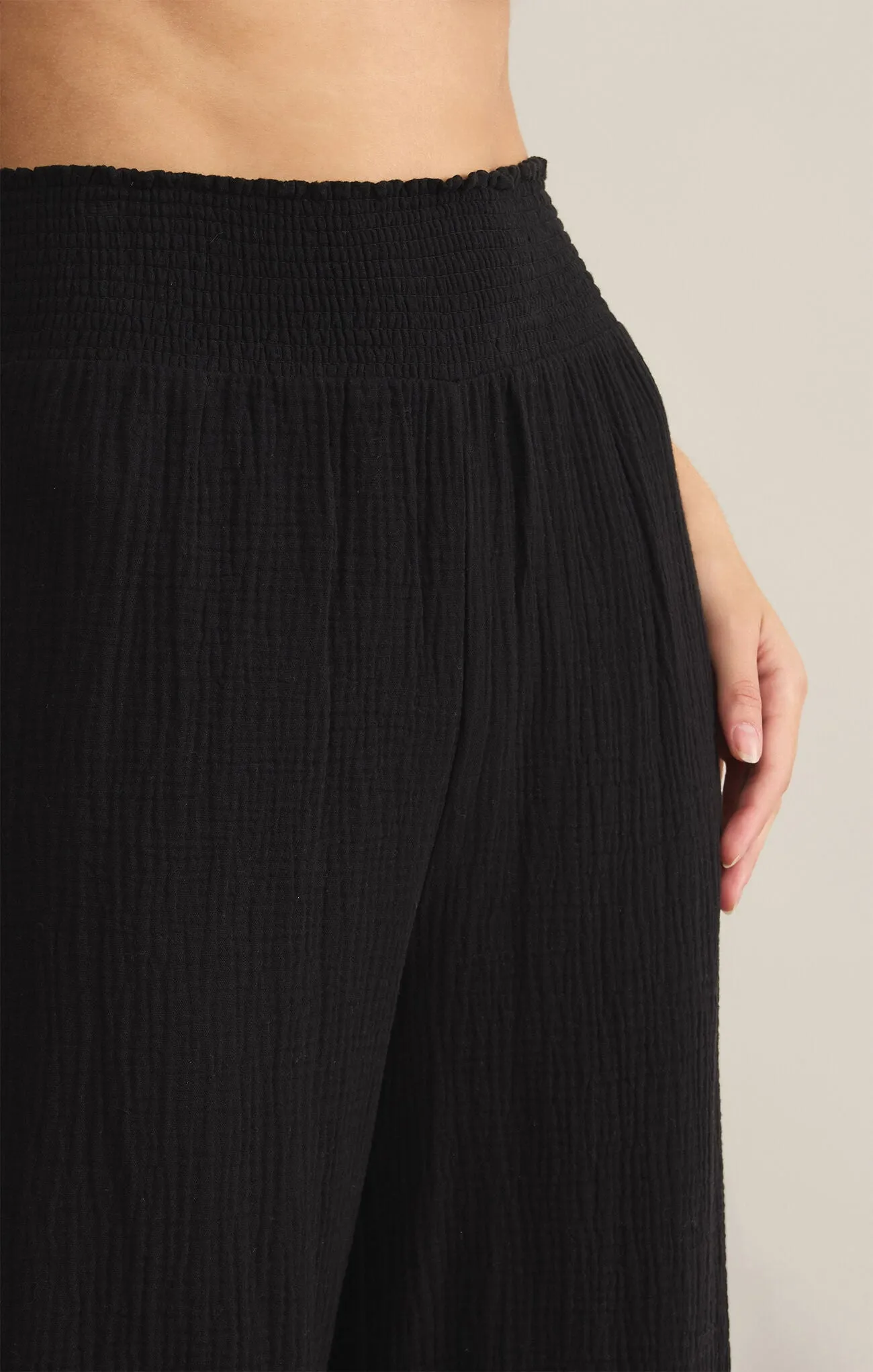 The Cassidy Gauze Full Length Pant