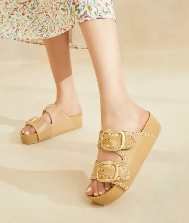 Theo Two Band Footbed Sandal