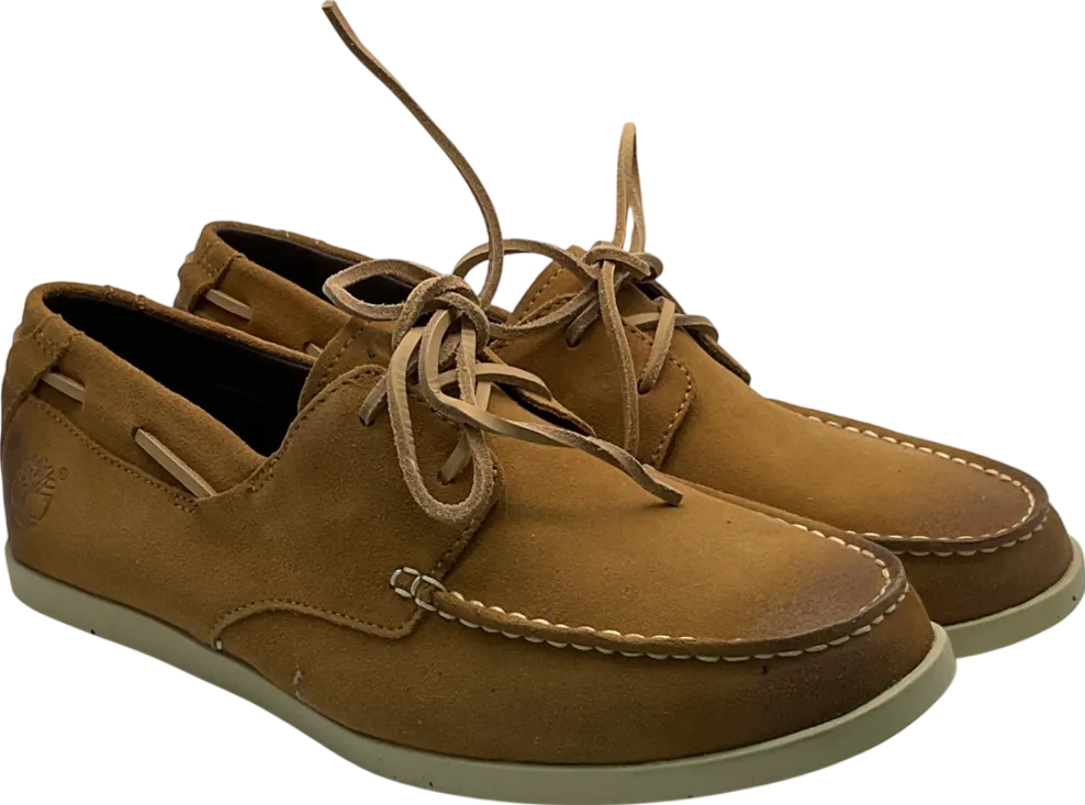 Timberland Nude Suede Boat Shoes UK 10 EU 44 👞