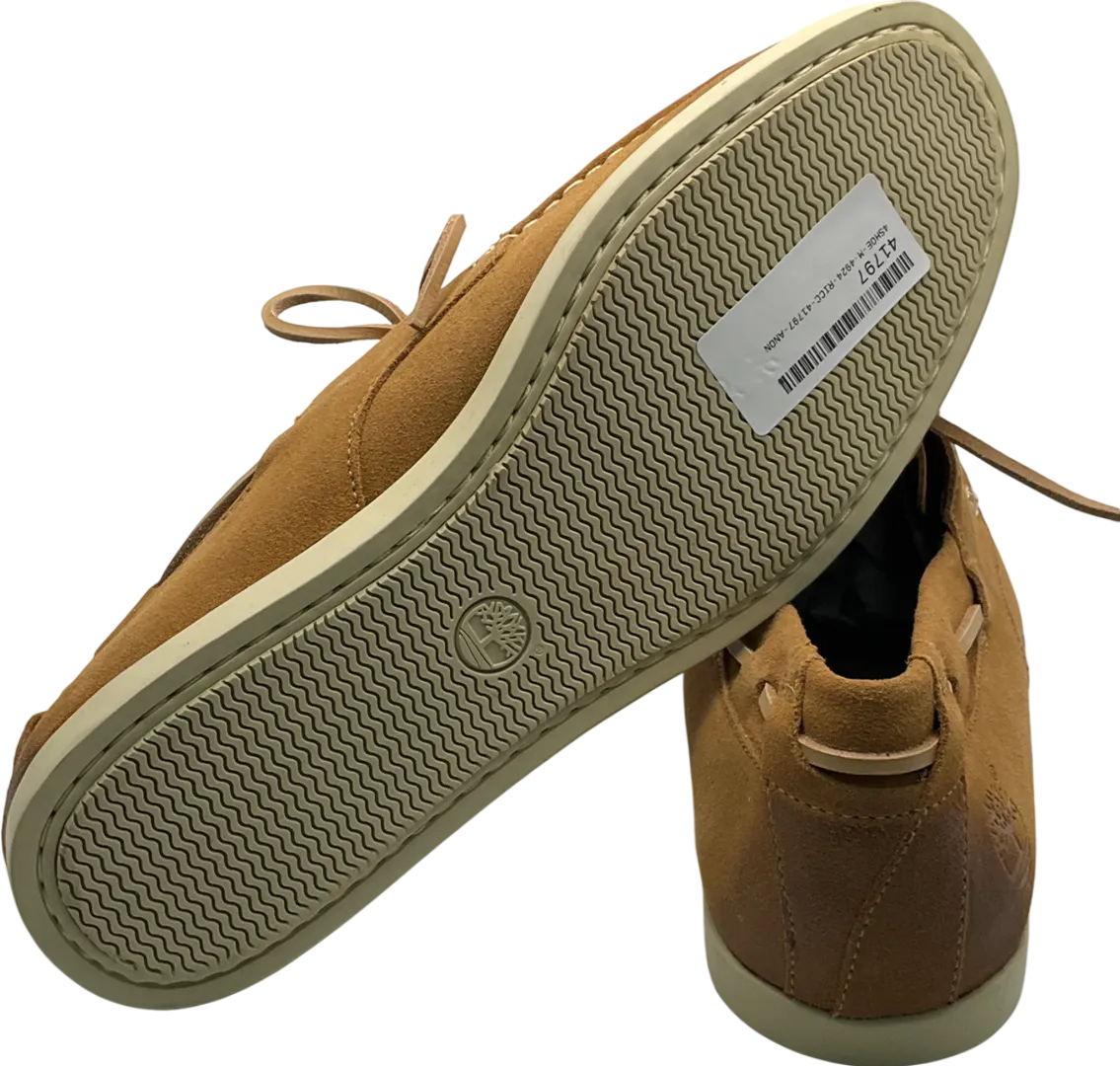 Timberland Nude Suede Boat Shoes UK 10 EU 44 👞