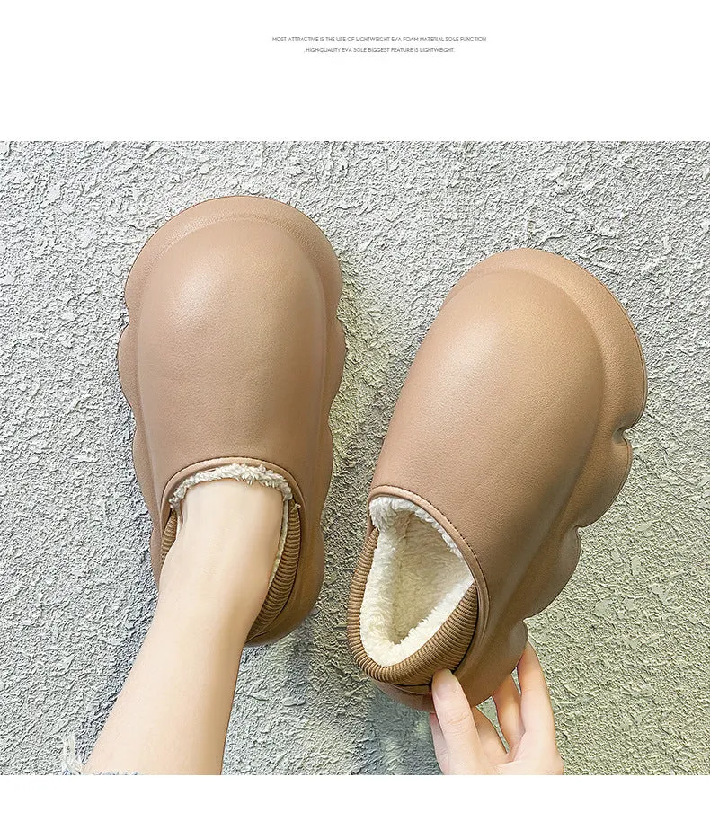ToastySole | Winter Couple's Bread Cotton Shoes Platform Plus Waterproof Velvet Shoes