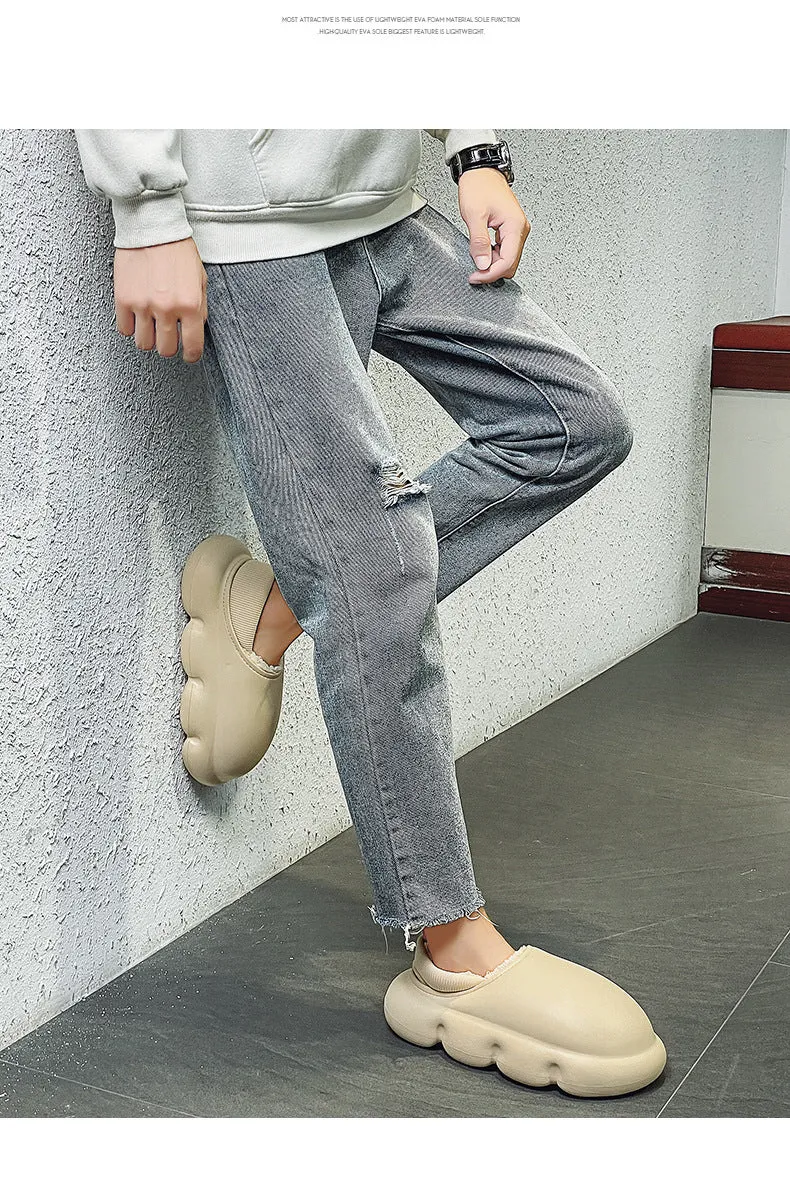 ToastySole | Winter Couple's Bread Cotton Shoes Platform Plus Waterproof Velvet Shoes