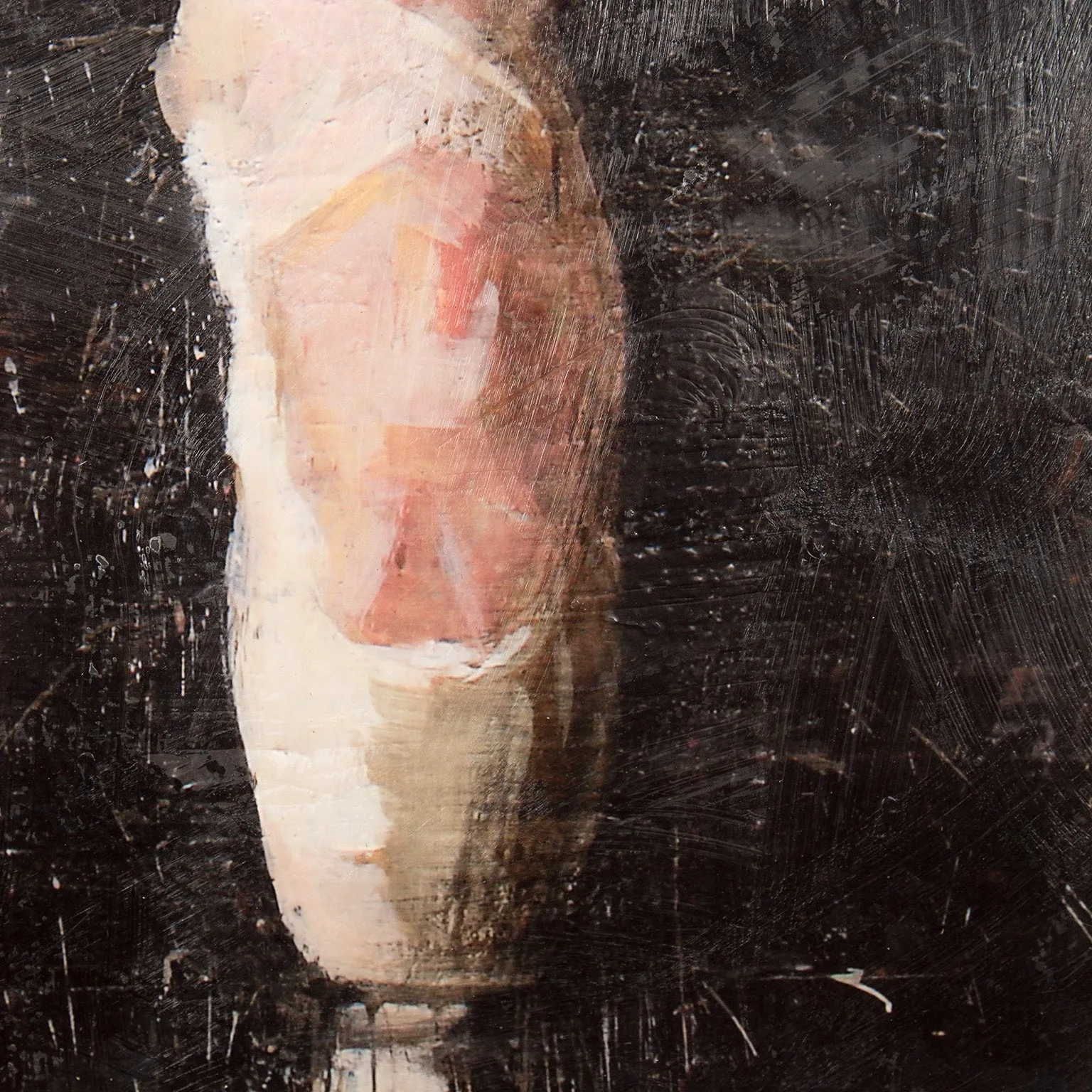 TONY SCHERMAN “KAREN K.” ENCAUSTIC MONOPRINT, 2016