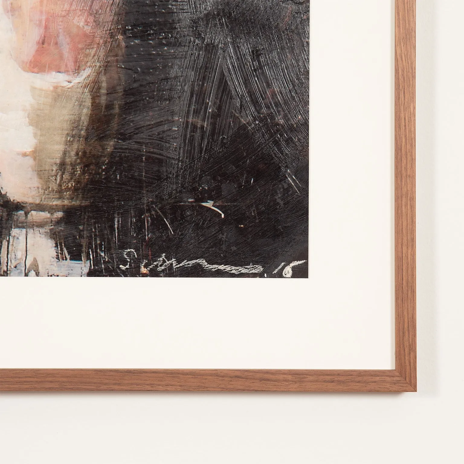 TONY SCHERMAN “KAREN K.” ENCAUSTIC MONOPRINT, 2016