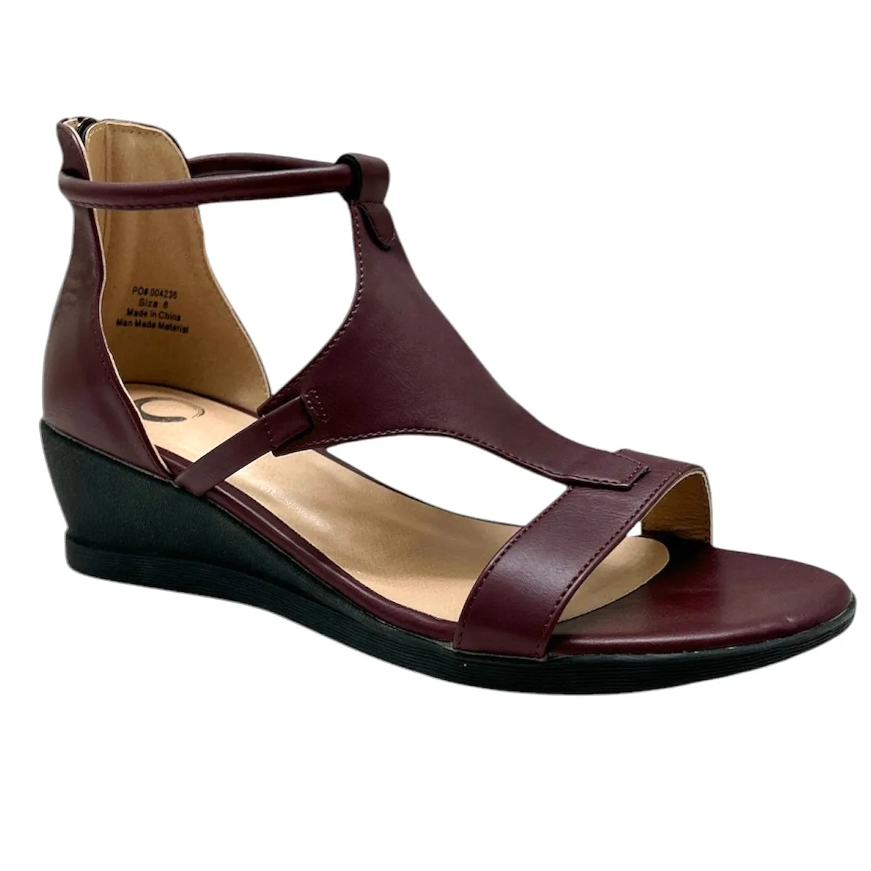 TRAYLE Women's Ankle Strap Wedge Heel Sandals
