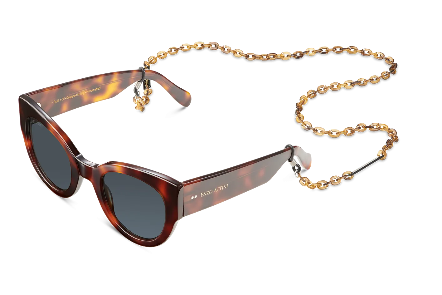 Trulli / Tortoise Red   Dark Black Lens.