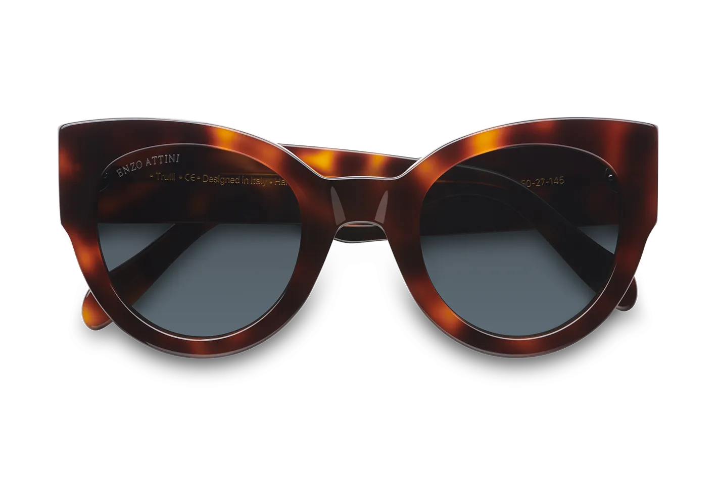 Trulli / Tortoise Red   Dark Black Lens.