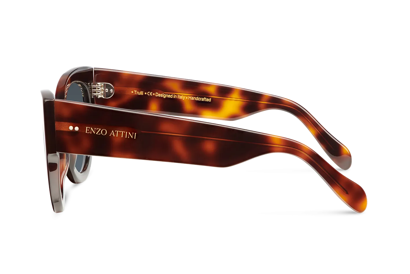 Trulli / Tortoise Red   Dark Black Lens.