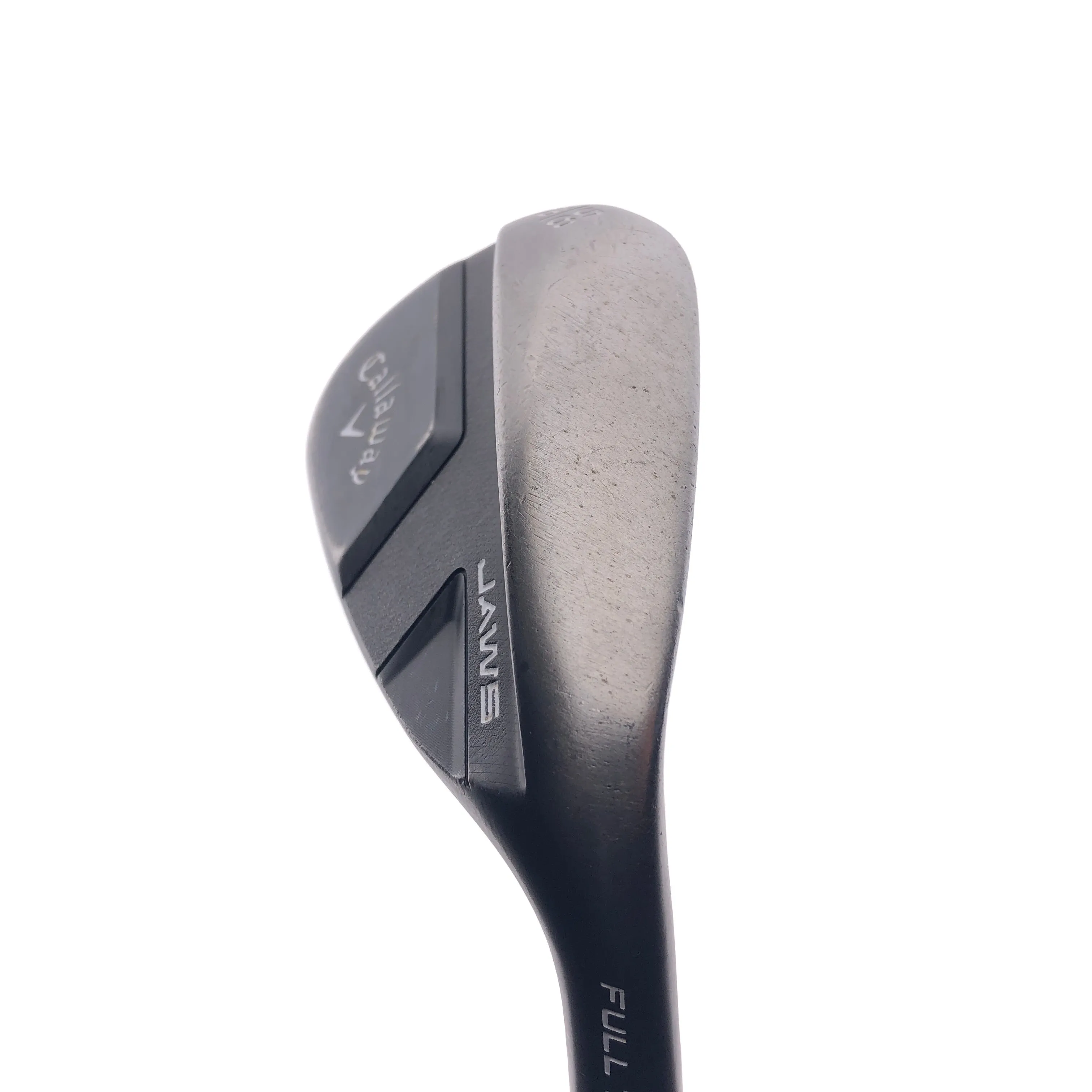 Used Callaway Callaway Jaws Full Toe Black Lob Wedge / 58.0 Degrees / Wedge Flex