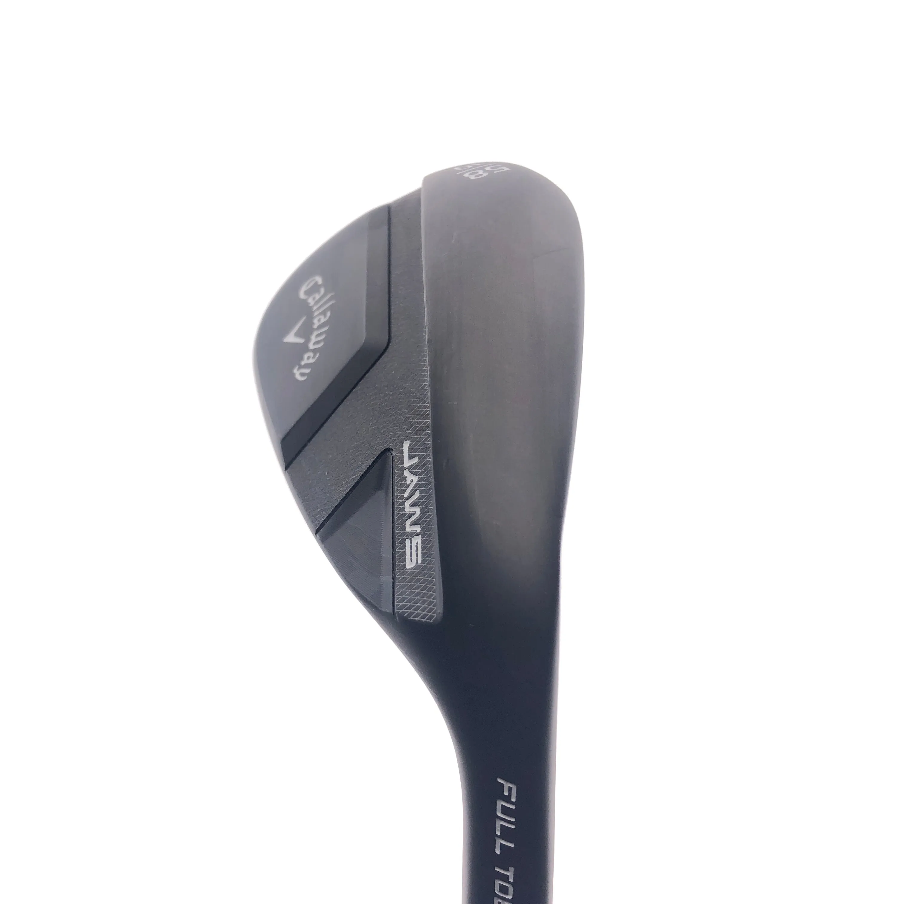 Used Callaway Callaway Jaws Full Toe Black Lob Wedge / 58.0 Degrees / Wedge Flex