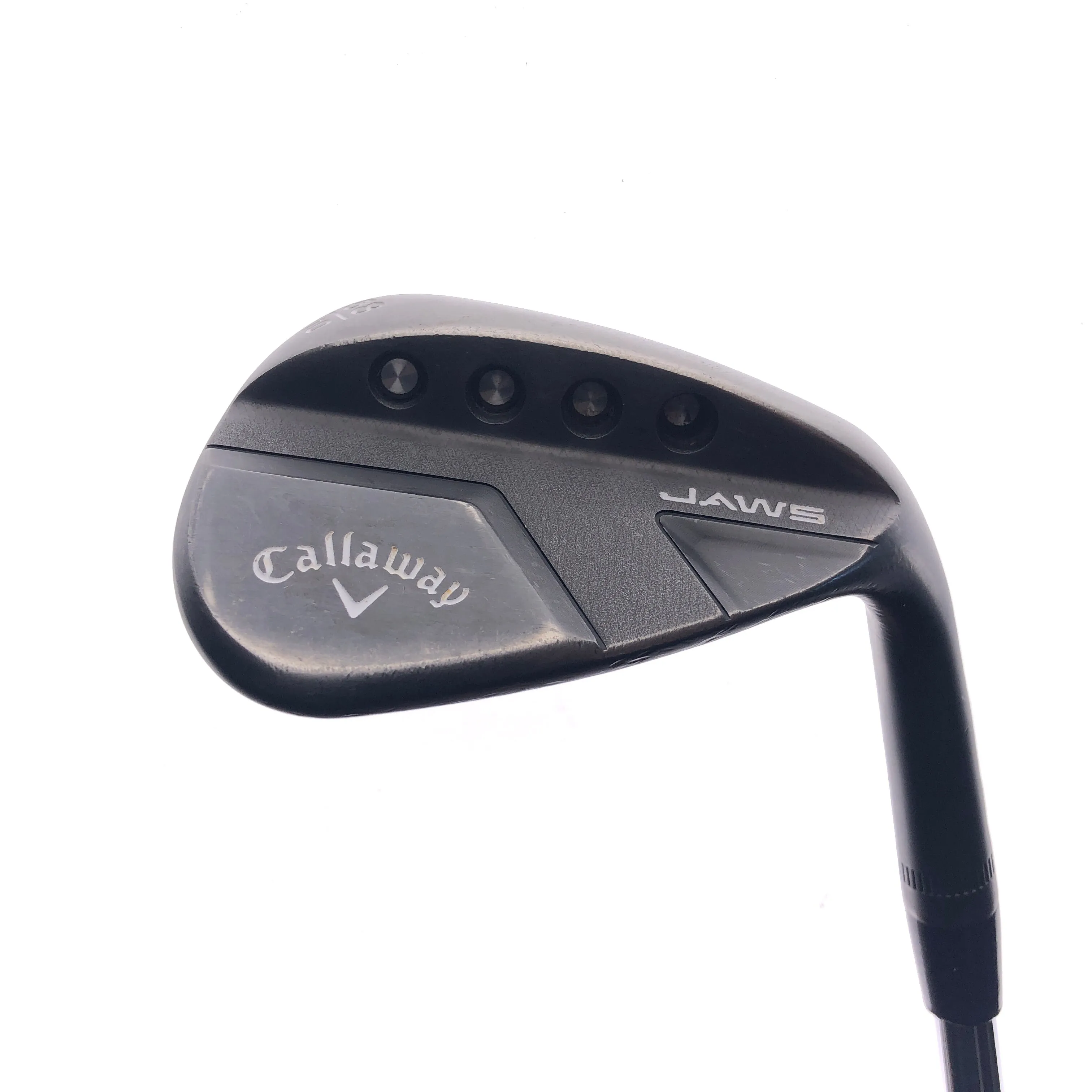 Used Callaway Callaway Jaws Full Toe Black Lob Wedge / 58.0 Degrees / Wedge Flex