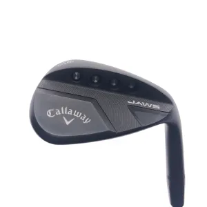 Used Callaway Callaway Jaws Full Toe Black Lob Wedge / 58.0 Degrees / Wedge Flex