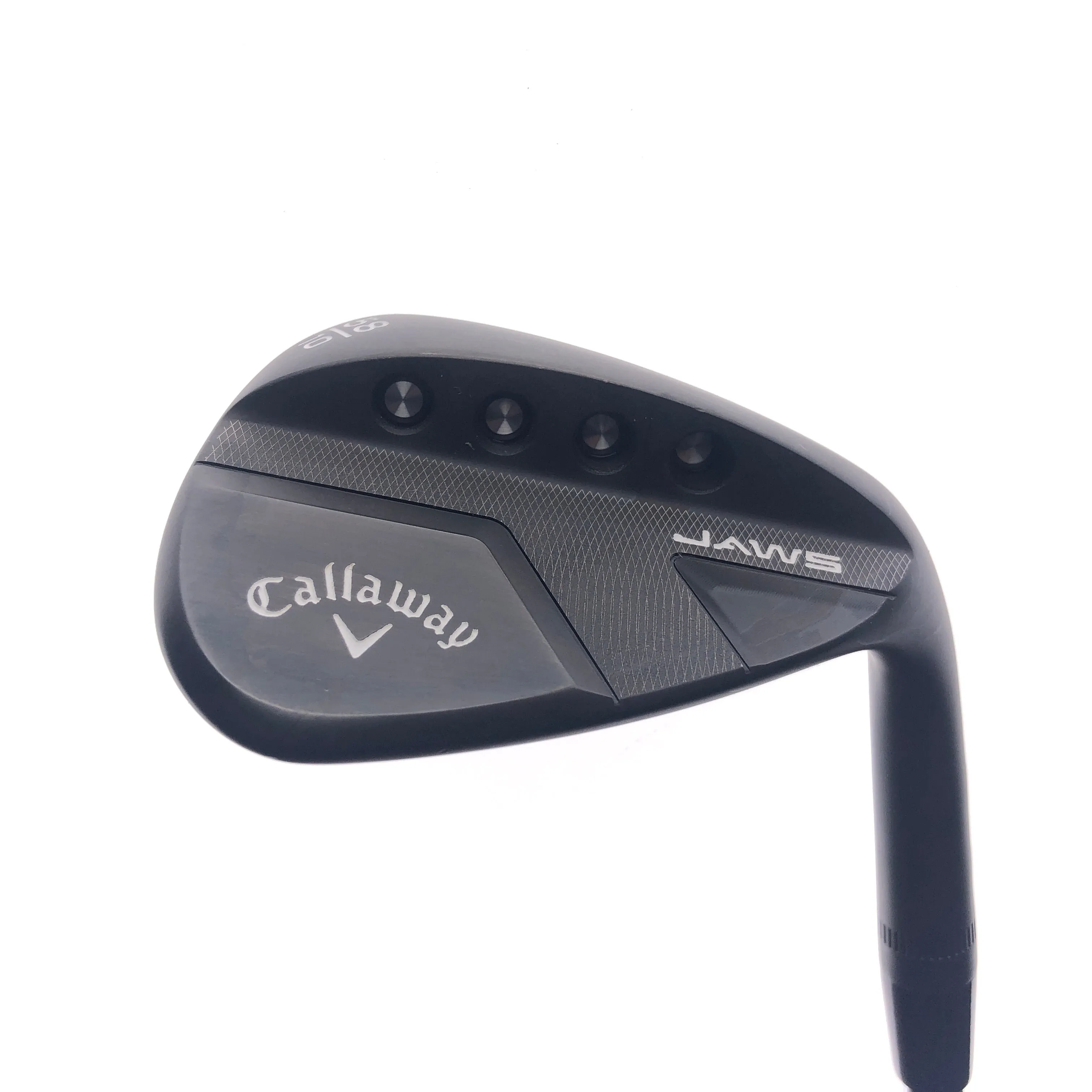 Used Callaway Callaway Jaws Full Toe Black Lob Wedge / 58.0 Degrees / Wedge Flex