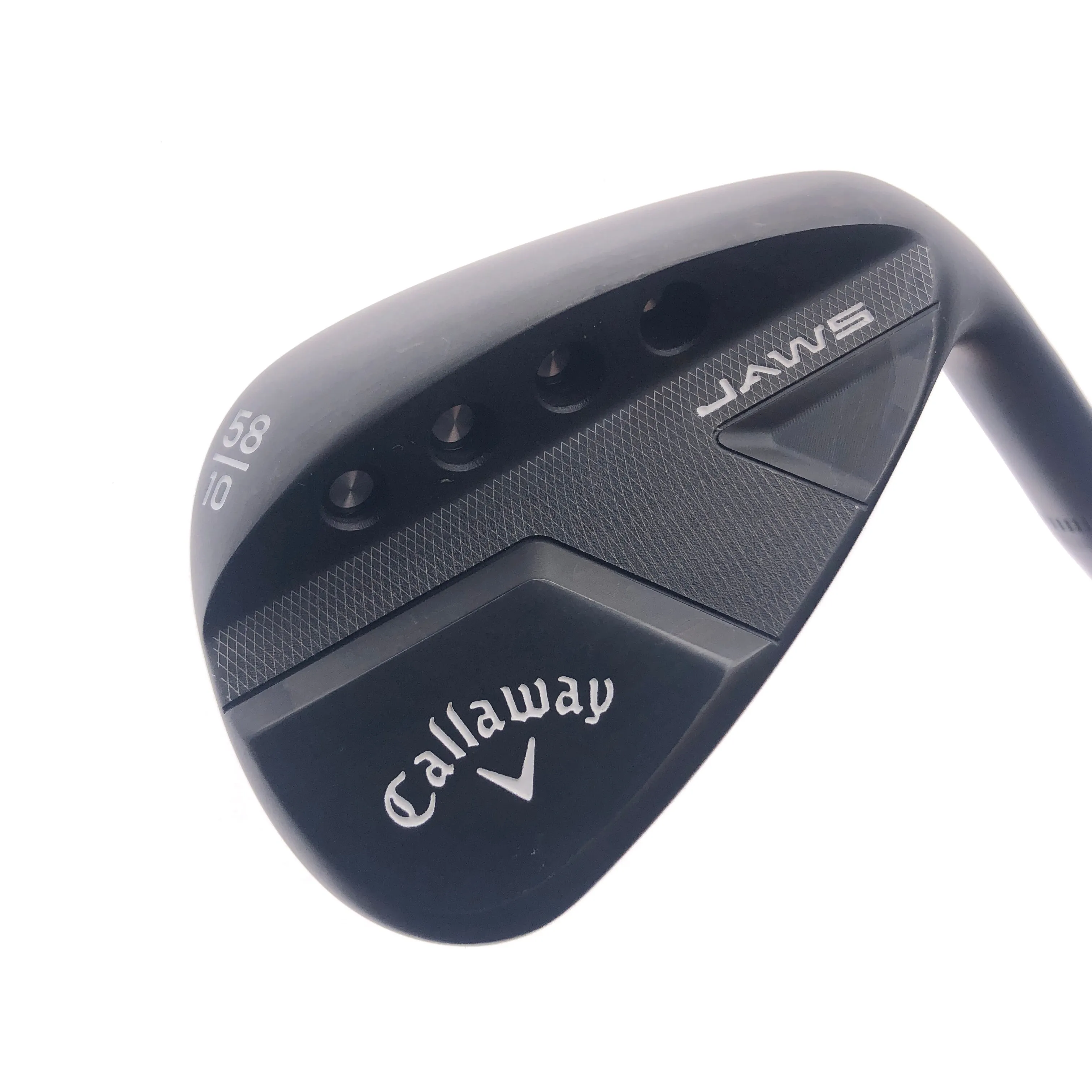 Used Callaway Callaway Jaws Full Toe Black Lob Wedge / 58.0 Degrees / Wedge Flex