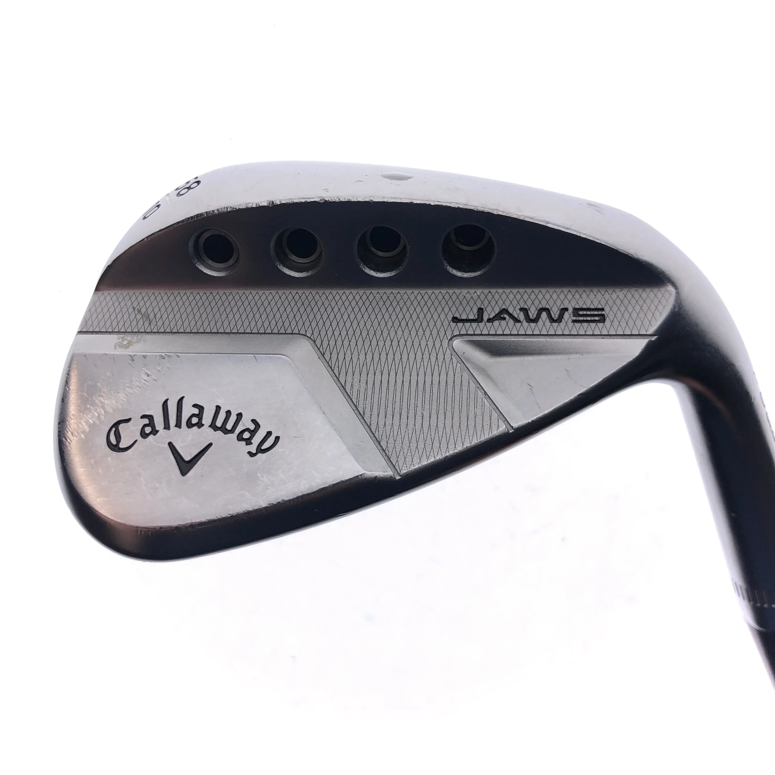 Used Callaway Jaws Full Toe Chrome Lob Wedge / 58.0 Degrees / Stiff Flex