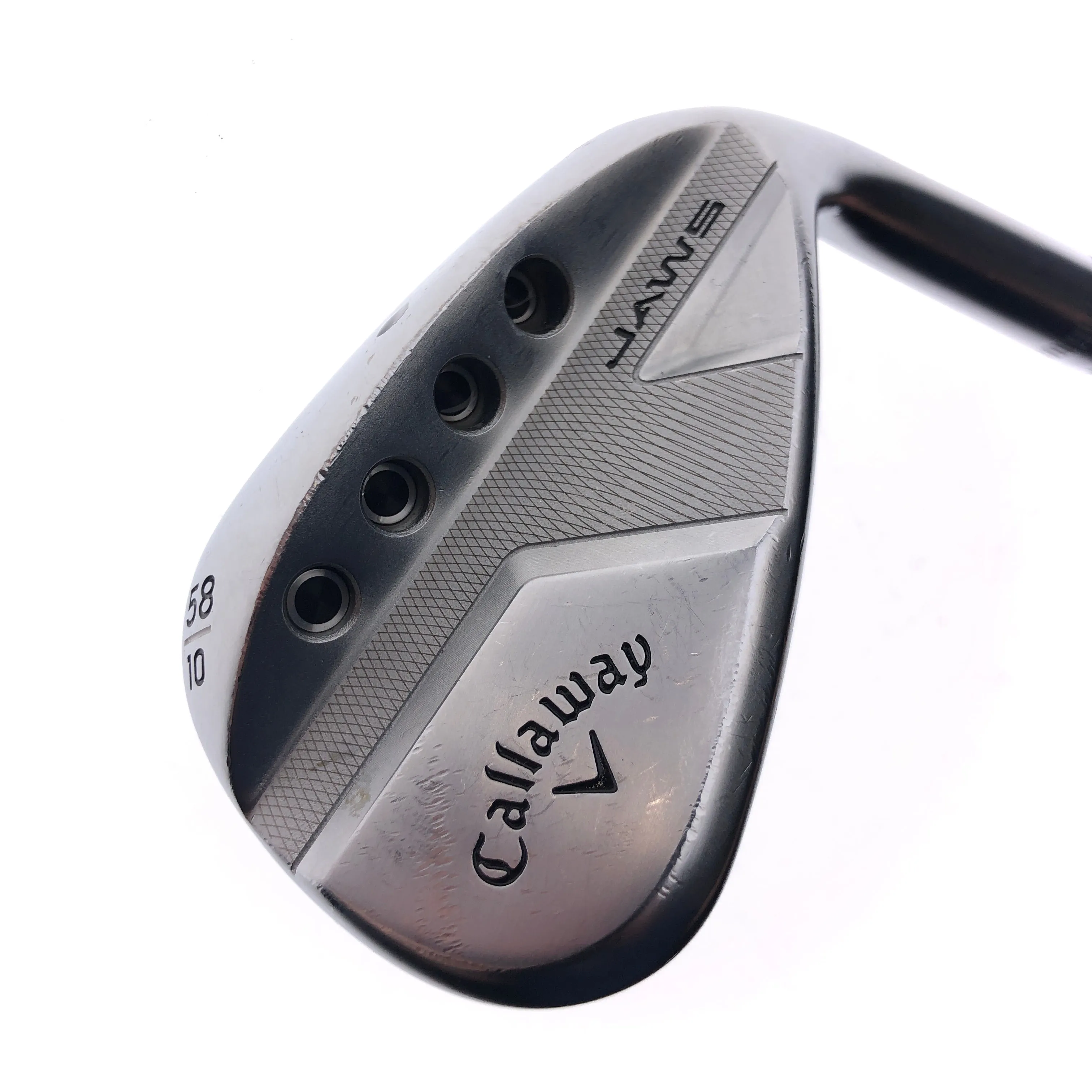 Used Callaway Jaws Full Toe Chrome Lob Wedge / 58.0 Degrees / Stiff Flex