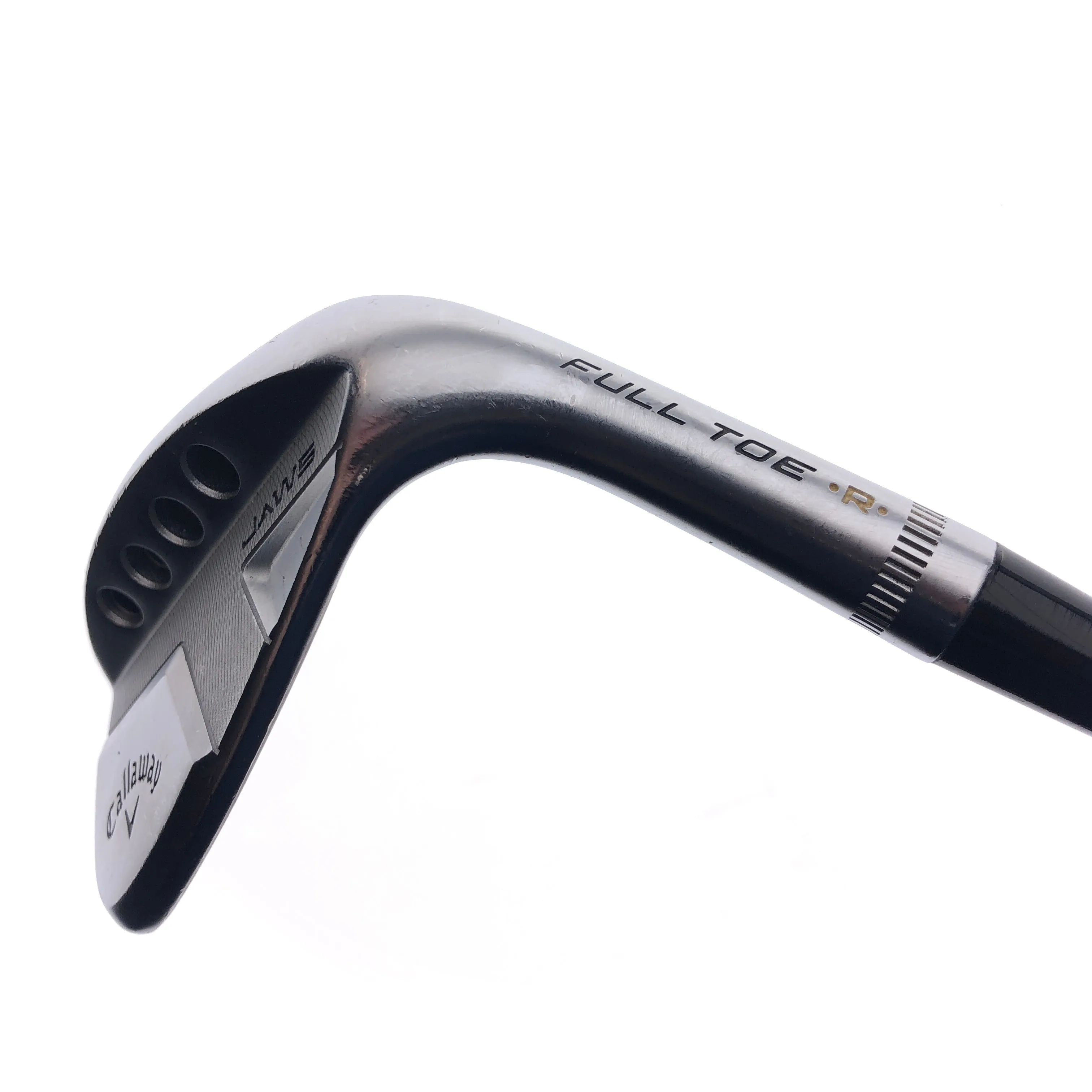 Used Callaway Jaws Full Toe Chrome Lob Wedge / 58.0 Degrees / Stiff Flex