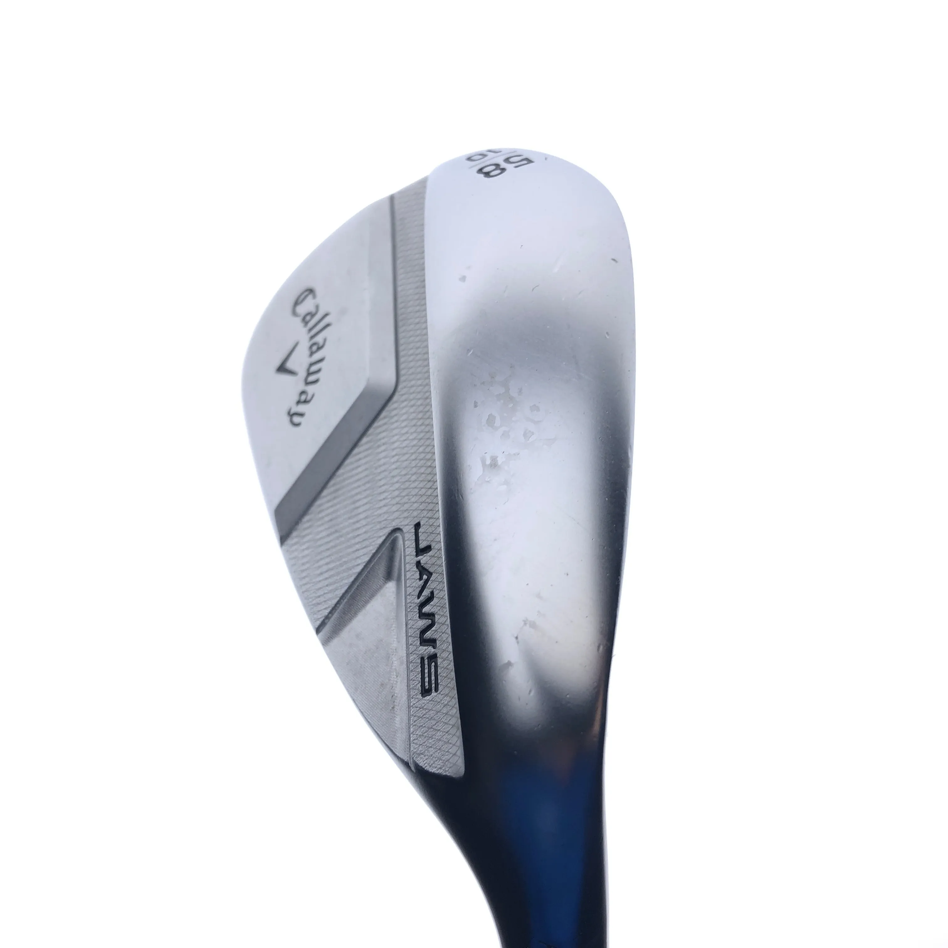 Used Callaway Jaws Full Toe Chrome Lob Wedge / 58.0 Degrees / Wedge Flex