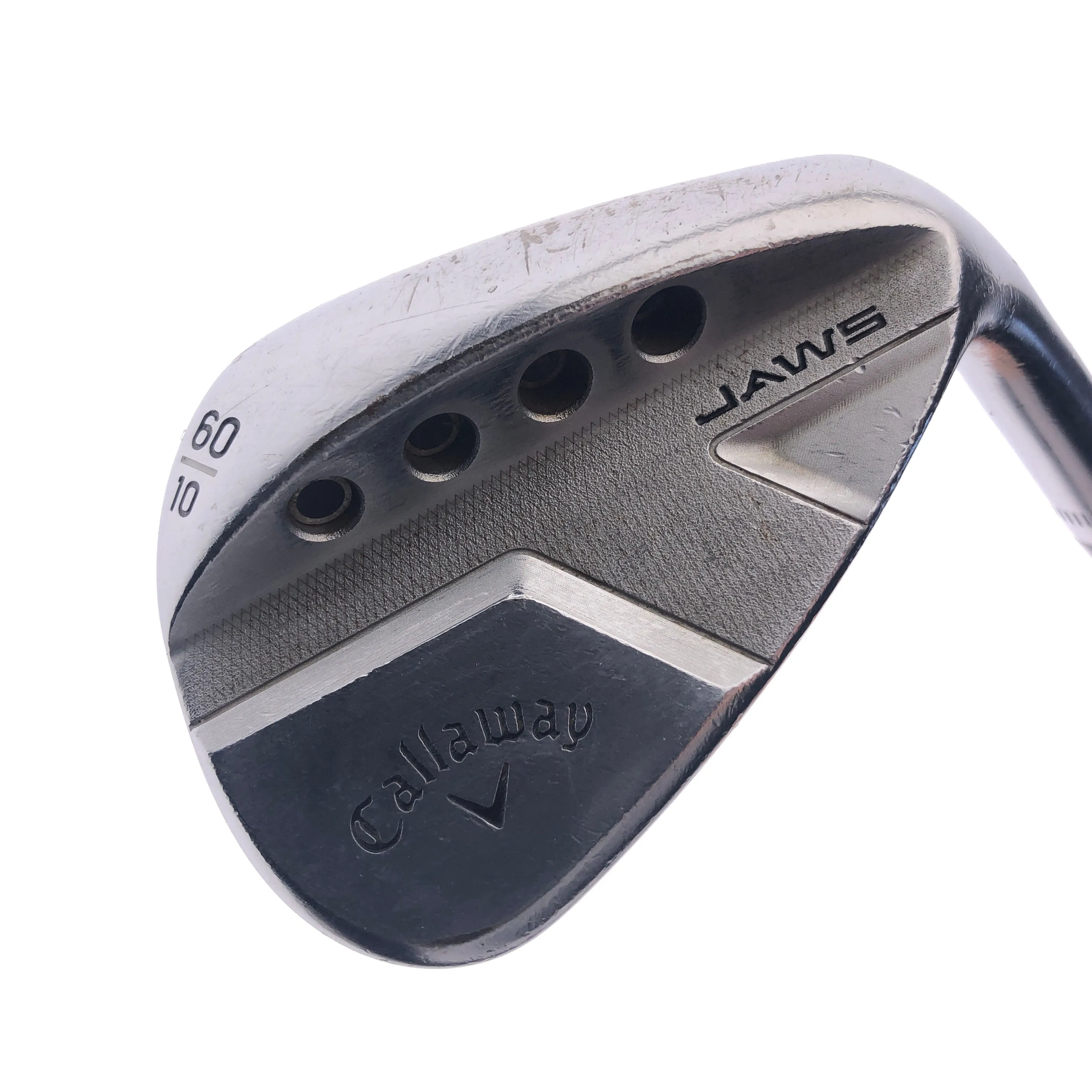 Used Callaway Jaws Full Toe Chrome Lob Wedge / 60.0 Degrees / Stiff Flex