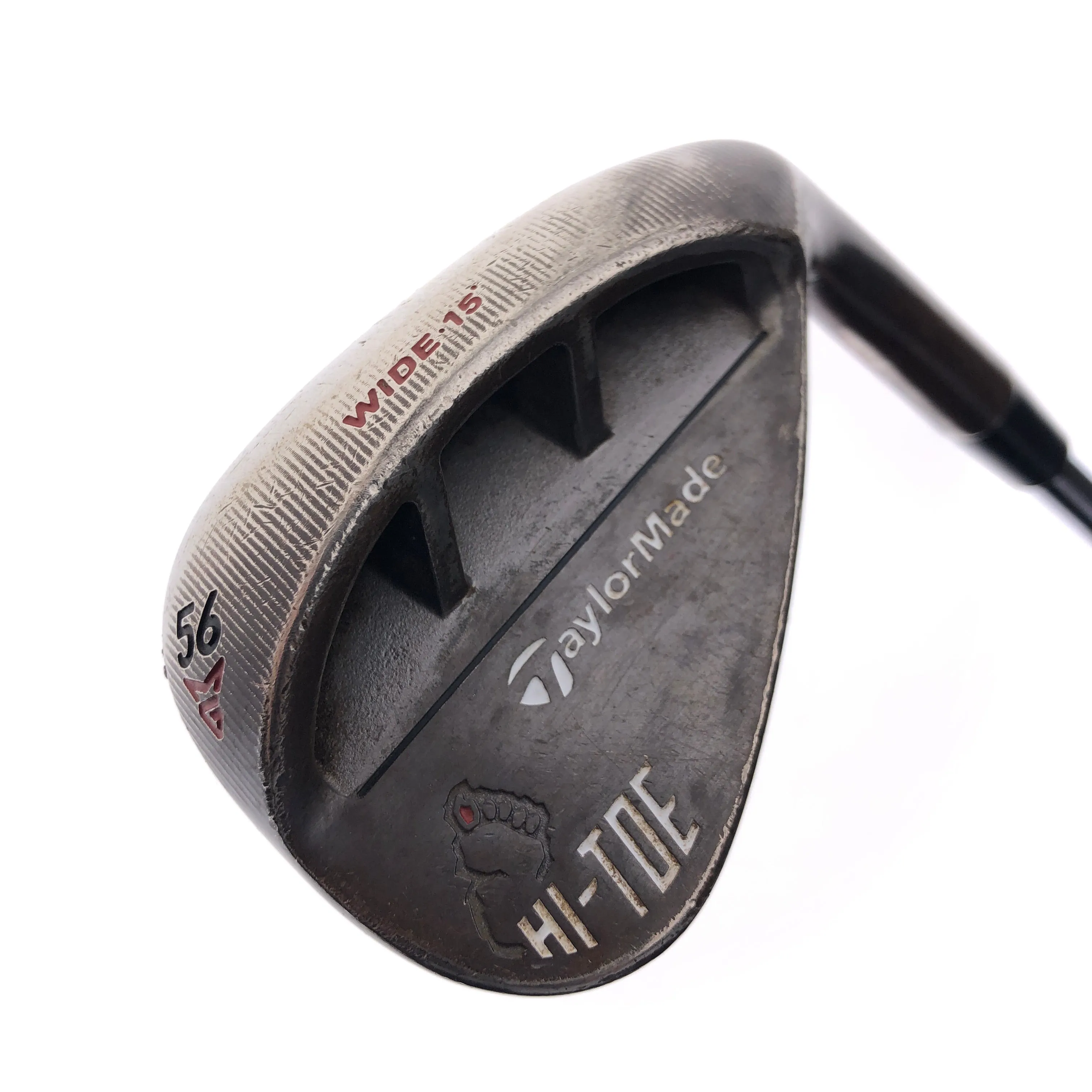 Used TaylorMade Hi Toe Raw Big Foot Sand Wedge / 56.0 Degrees / Wedge Flex