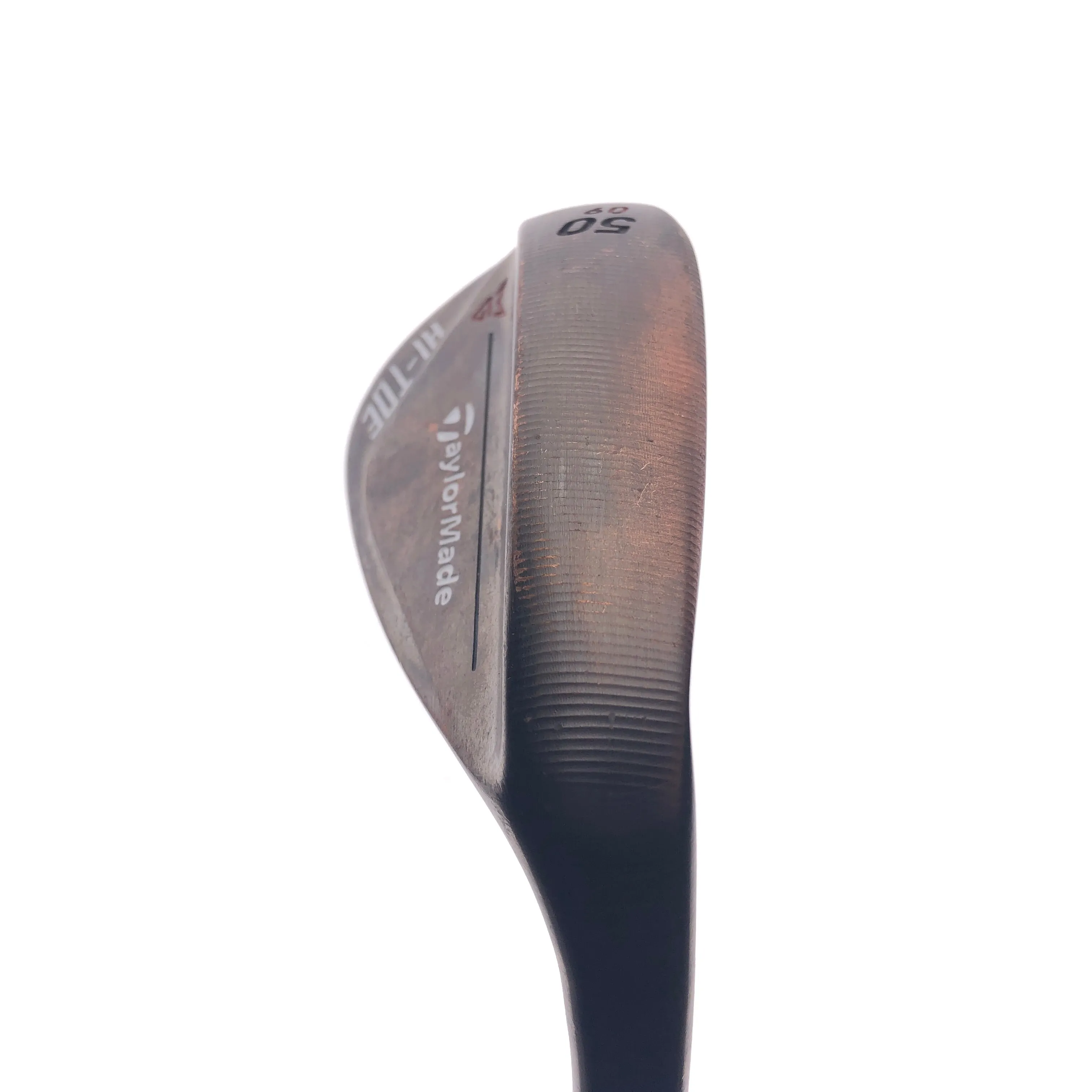 Used TaylorMade Hi-Toe RAW Gap Wedge / 50.0 Degrees / X-Stiff Flex