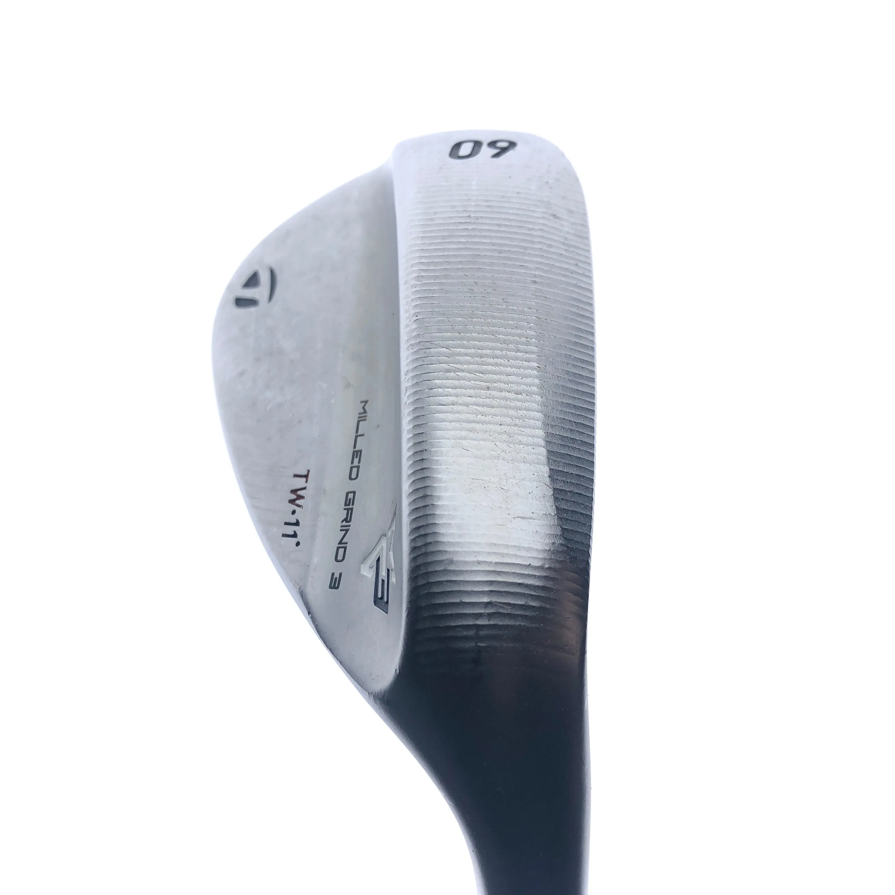 Used TaylorMade Milled Grind 3 TW Lob Wedge / 60.0 Degrees / Stiff Flex
