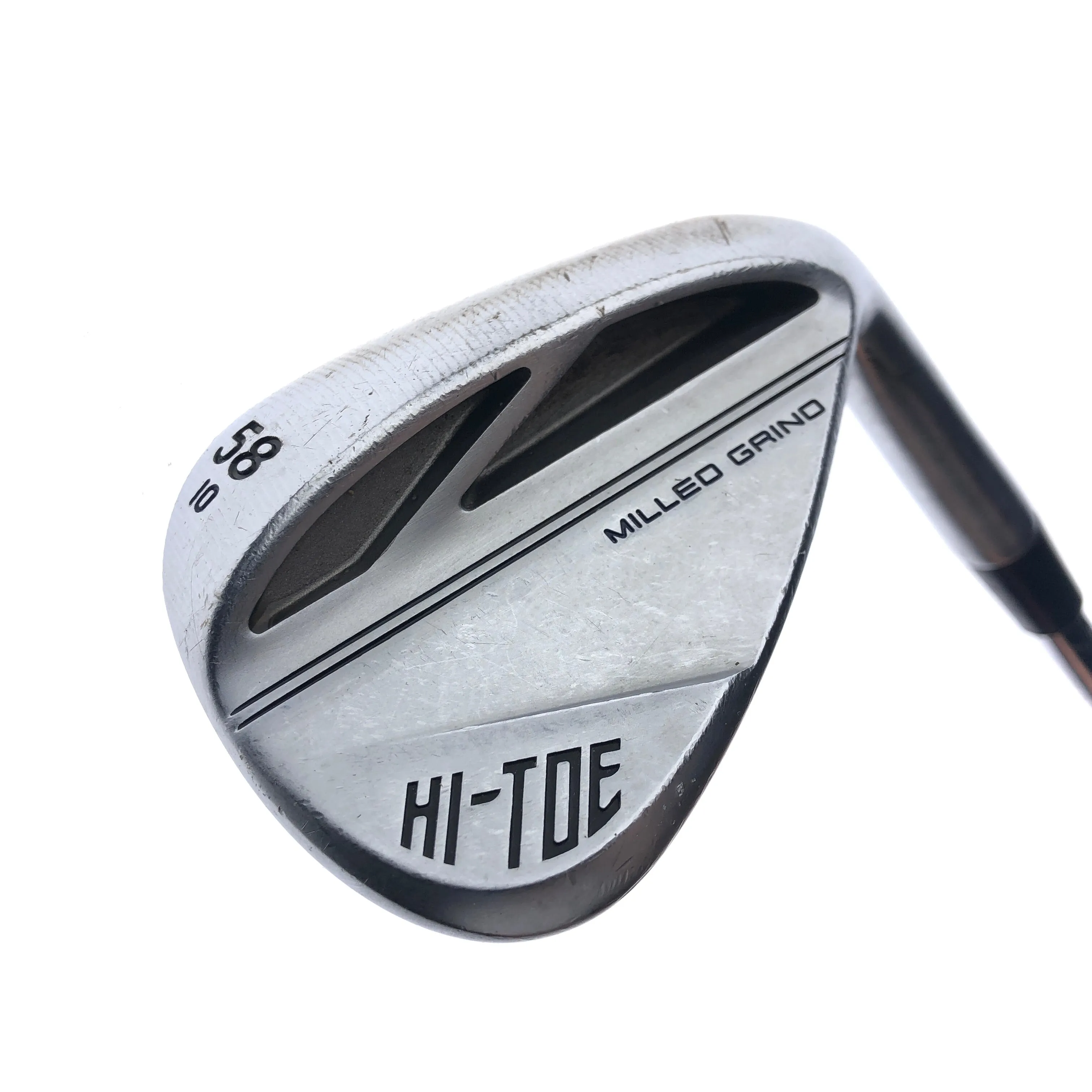 Used TaylorMade Milled Grind Hi-Toe 3 Chrome Lob Wedge / 58 Degrees / Wedge Flex