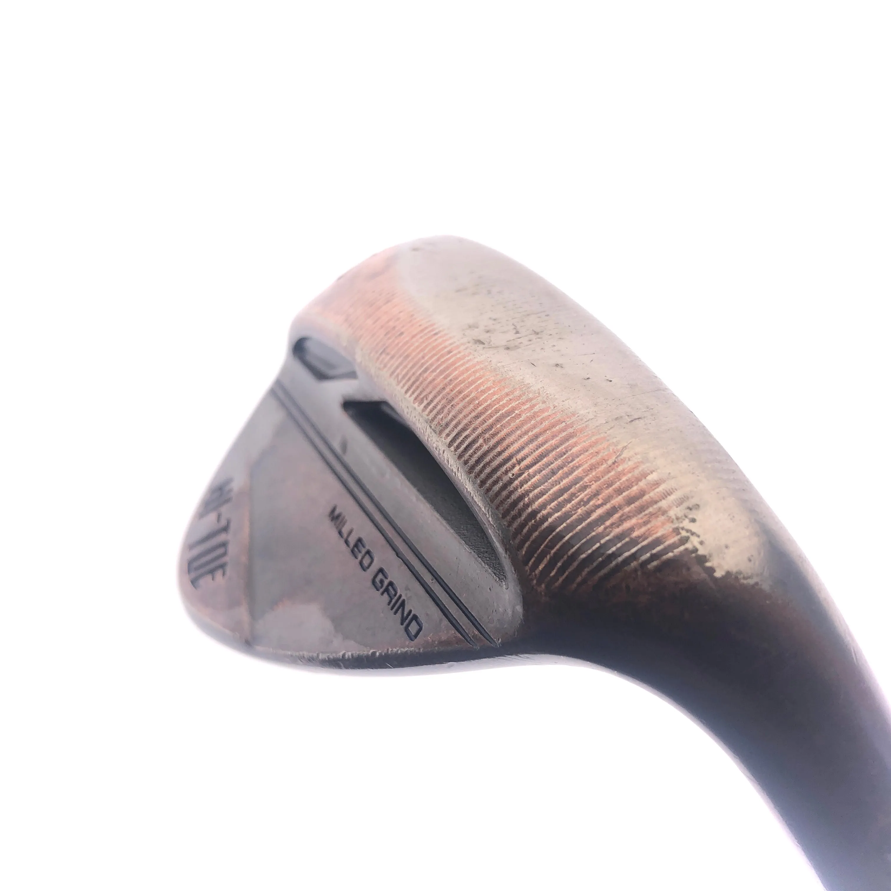 Used TaylorMade Milled Grind Hi-Toe 3 RAW Copper Lob Wedge / 60.0 Deg / Reg Flex