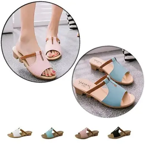 Valentina Open Toe Sandals - Classy Comfort for Summer with Floral Elegance
