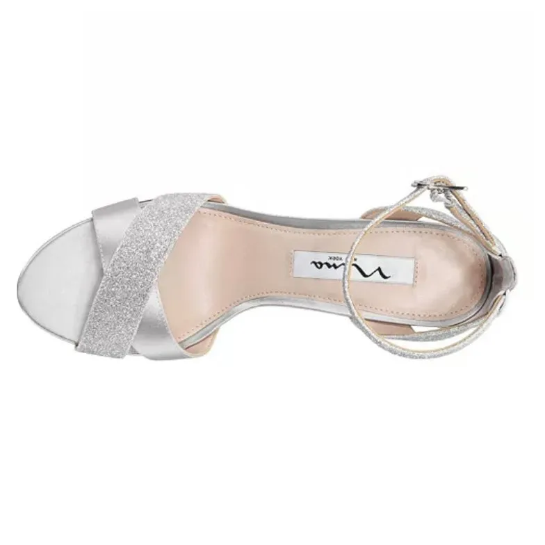 VENUS-YS Women's Crisscross Heel Dress Sandals