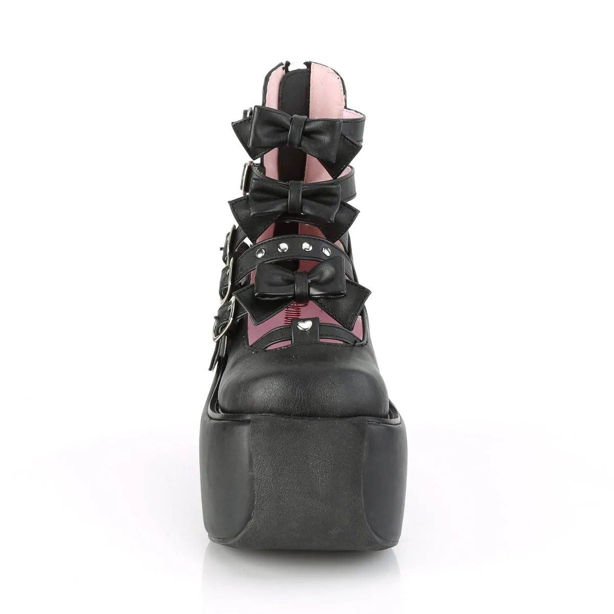VIOLET-45  Black Vegan Leather