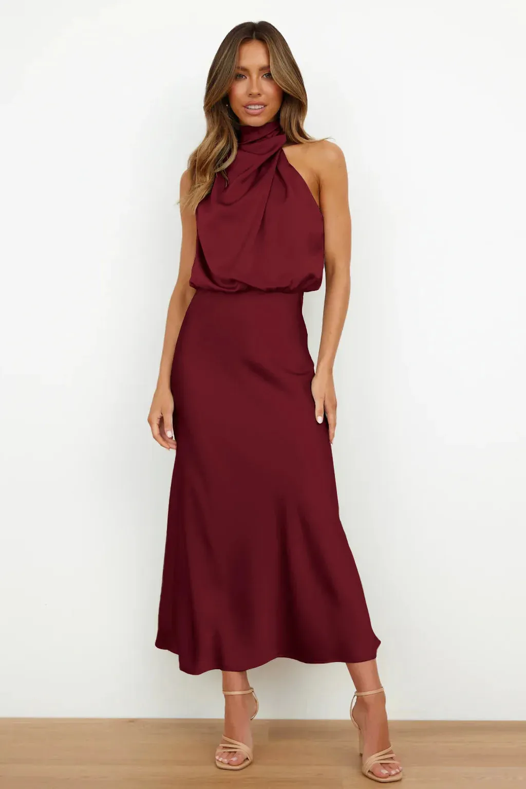 VIVIAN | Bodycon Elegant Maxi Dress.