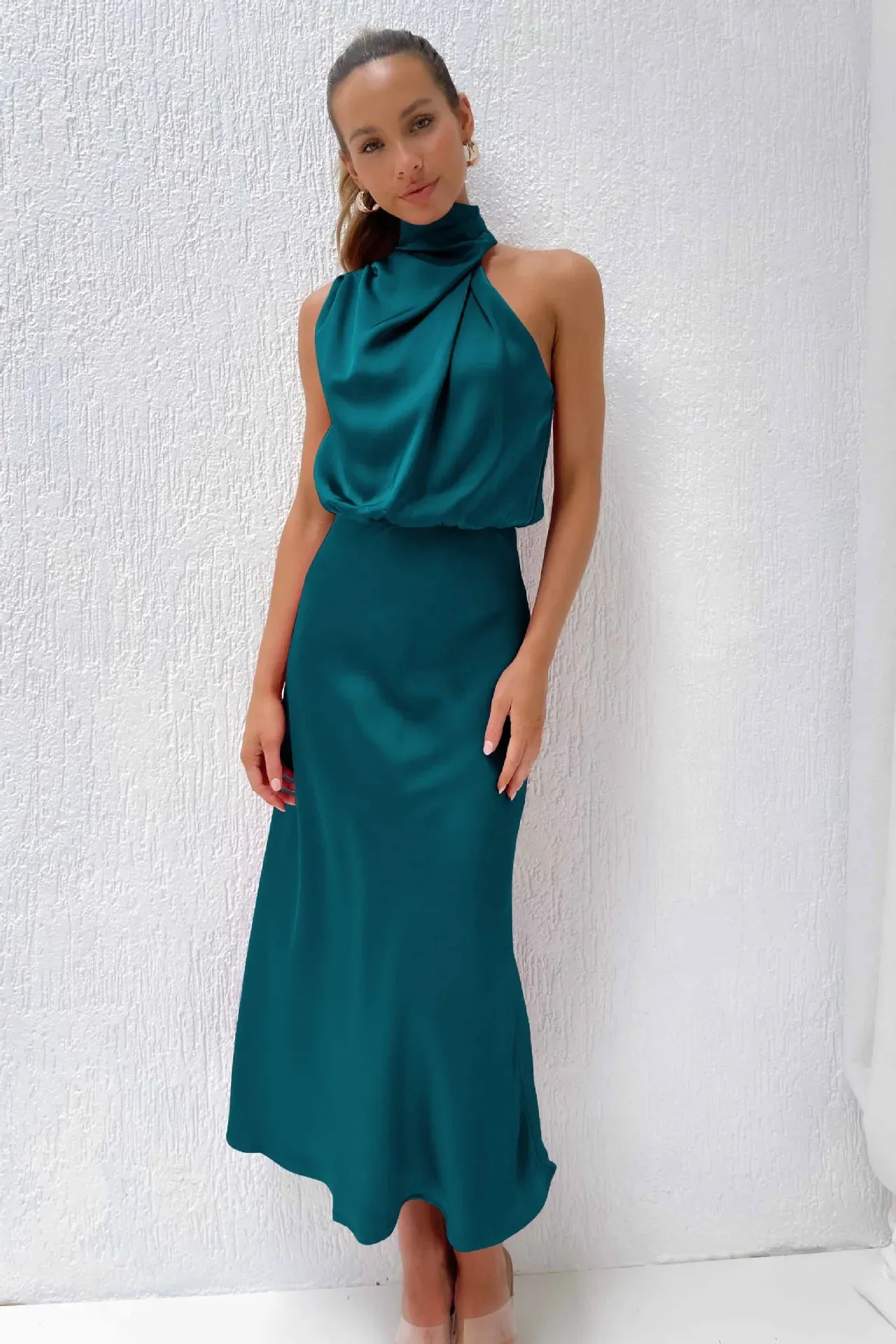 VIVIAN | Bodycon Elegant Maxi Dress.