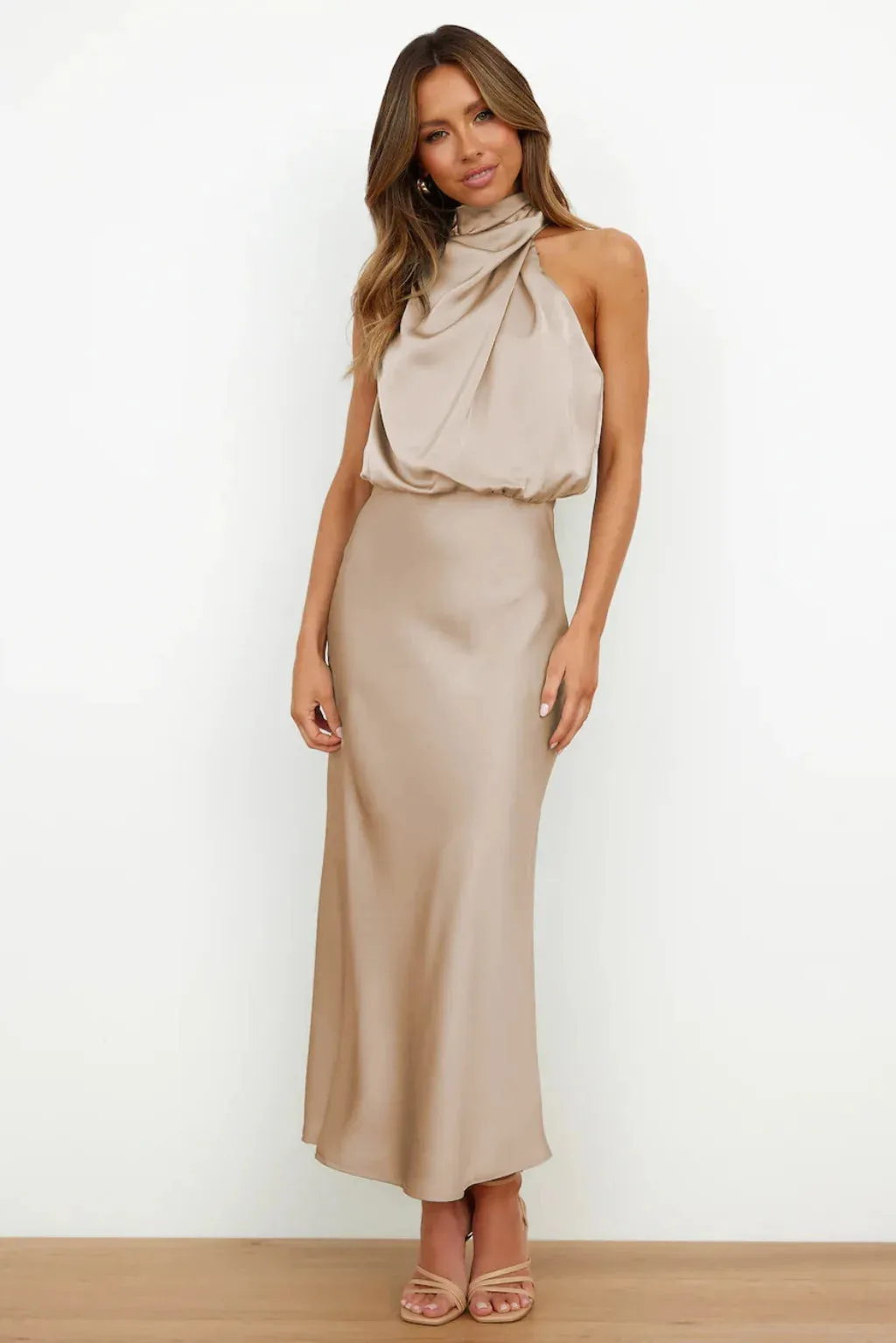 VIVIAN | Bodycon Elegant Maxi Dress.