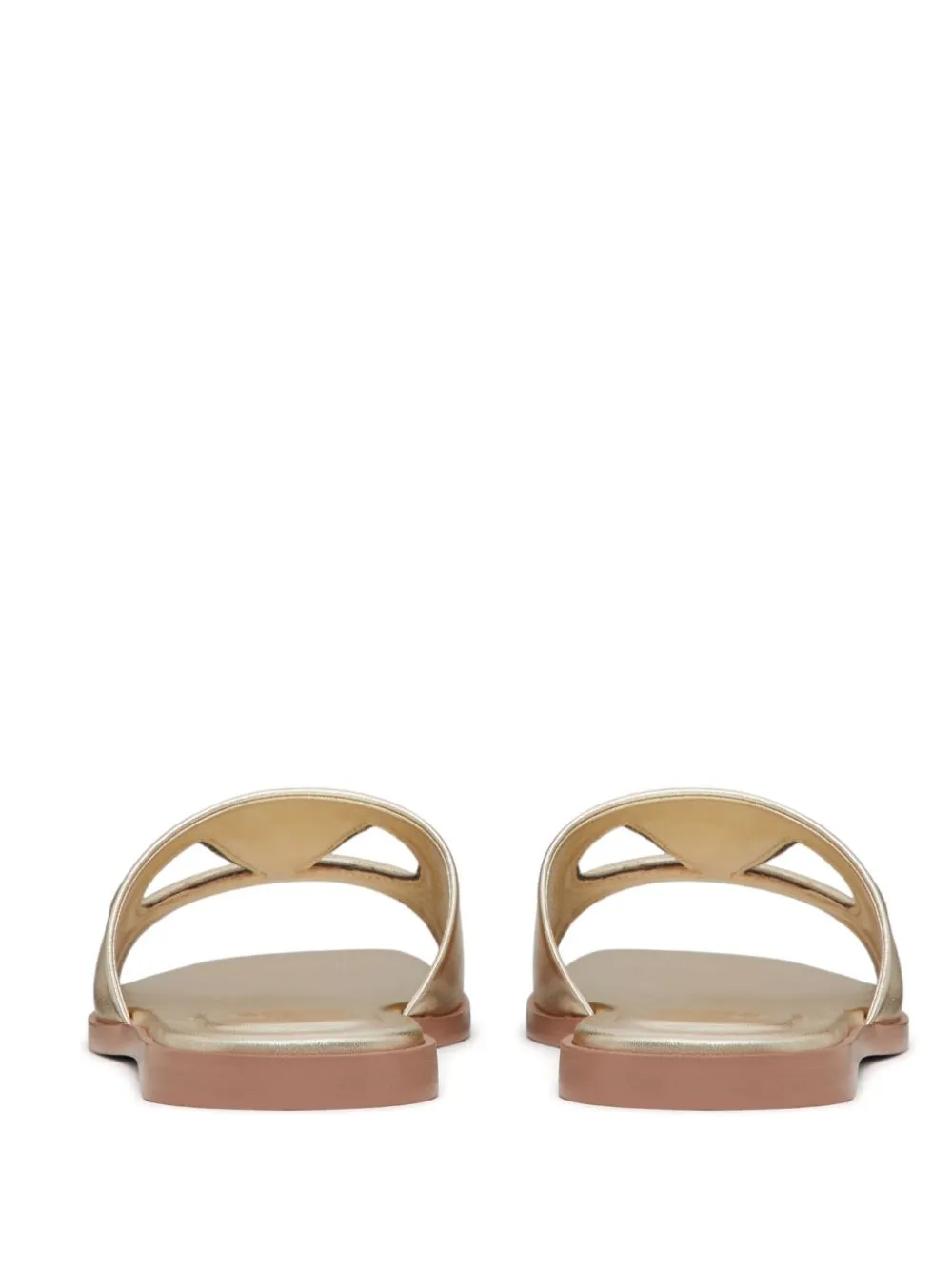 Vlogo signature leather slides