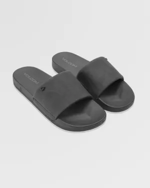 Volcation Slide Sandals - BLACK OUT